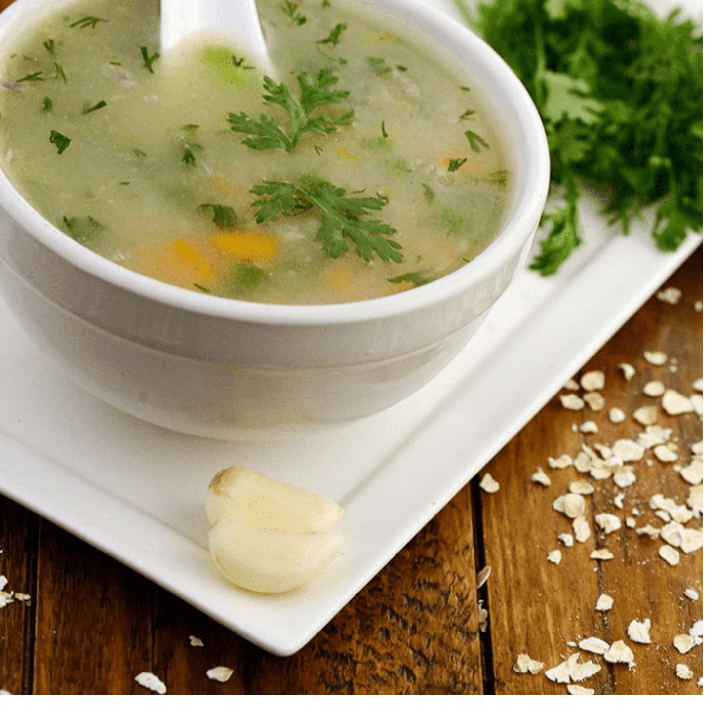 Veg. Garlic Soup