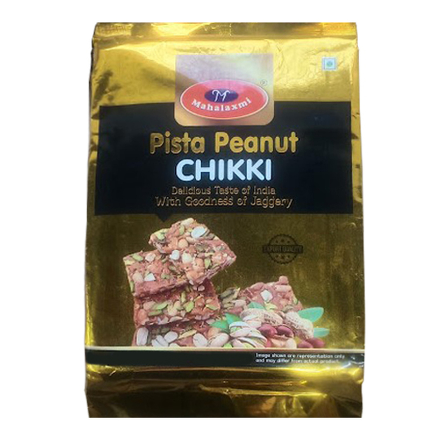 Mahalaxmi Pista Peanut Chikki: 500 gms