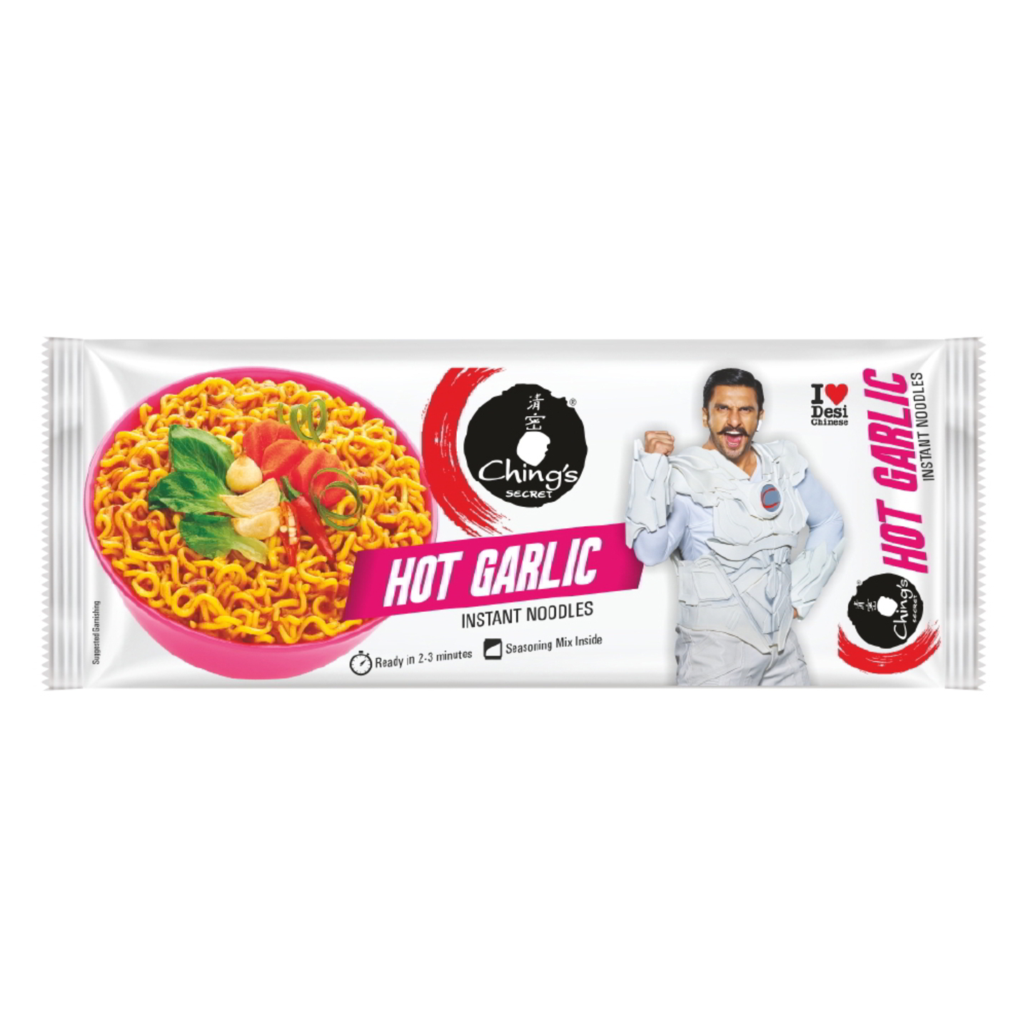 Ching's Hot Garlic Instant Noodles: 240 gms