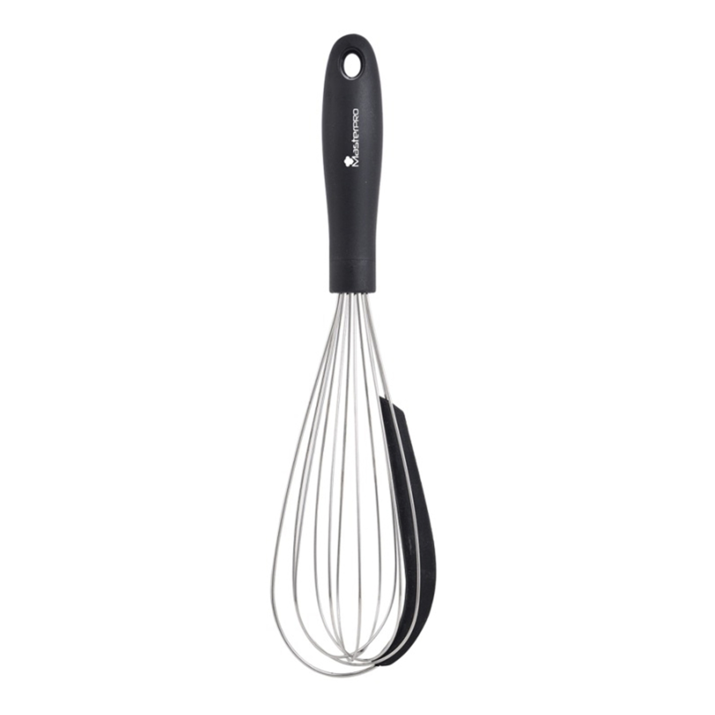 Stainless Steel Whisk - Black: 1 Unit