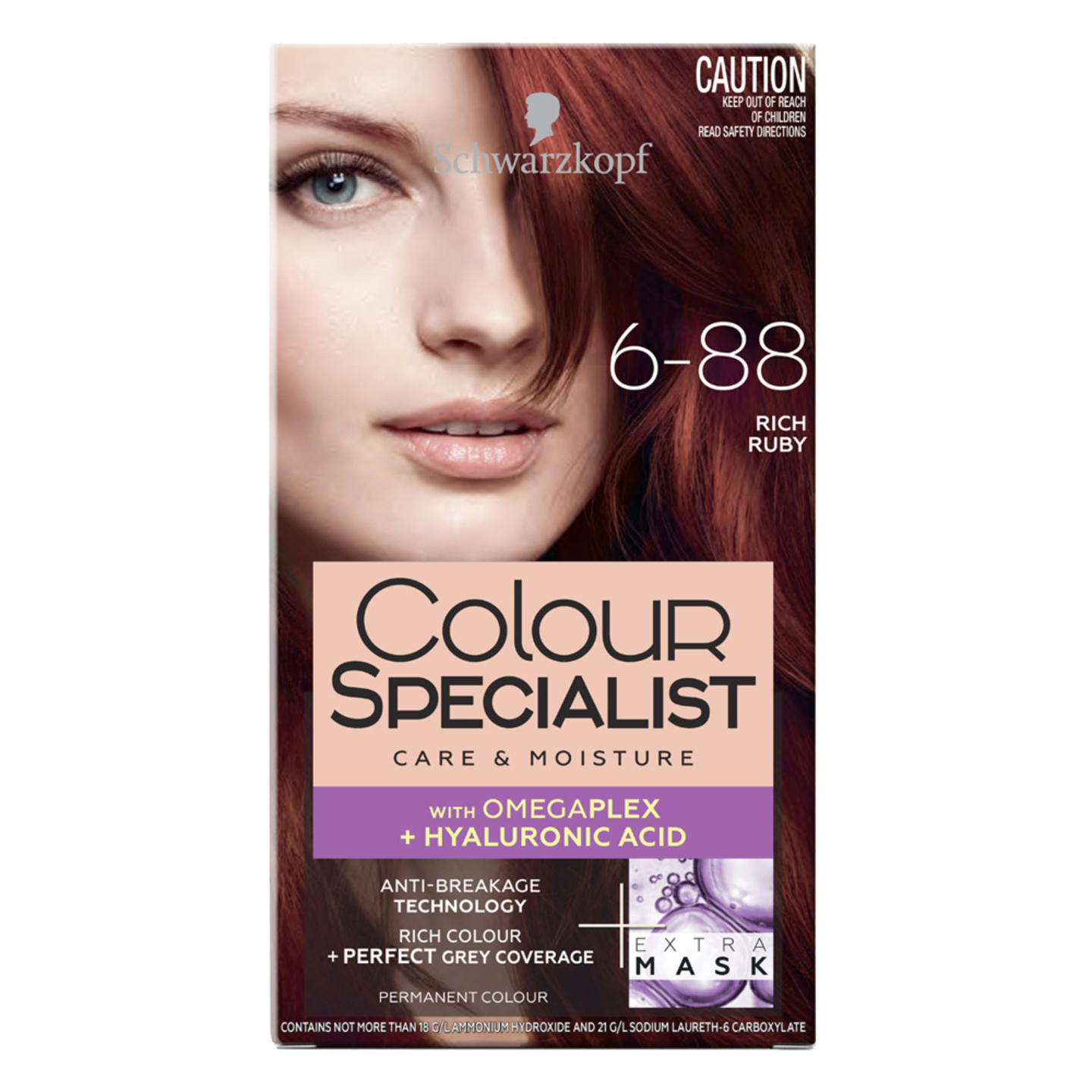 Schwarzkopf Color Specialist Hair Color 6.88 Rich Ruby: 165 ml