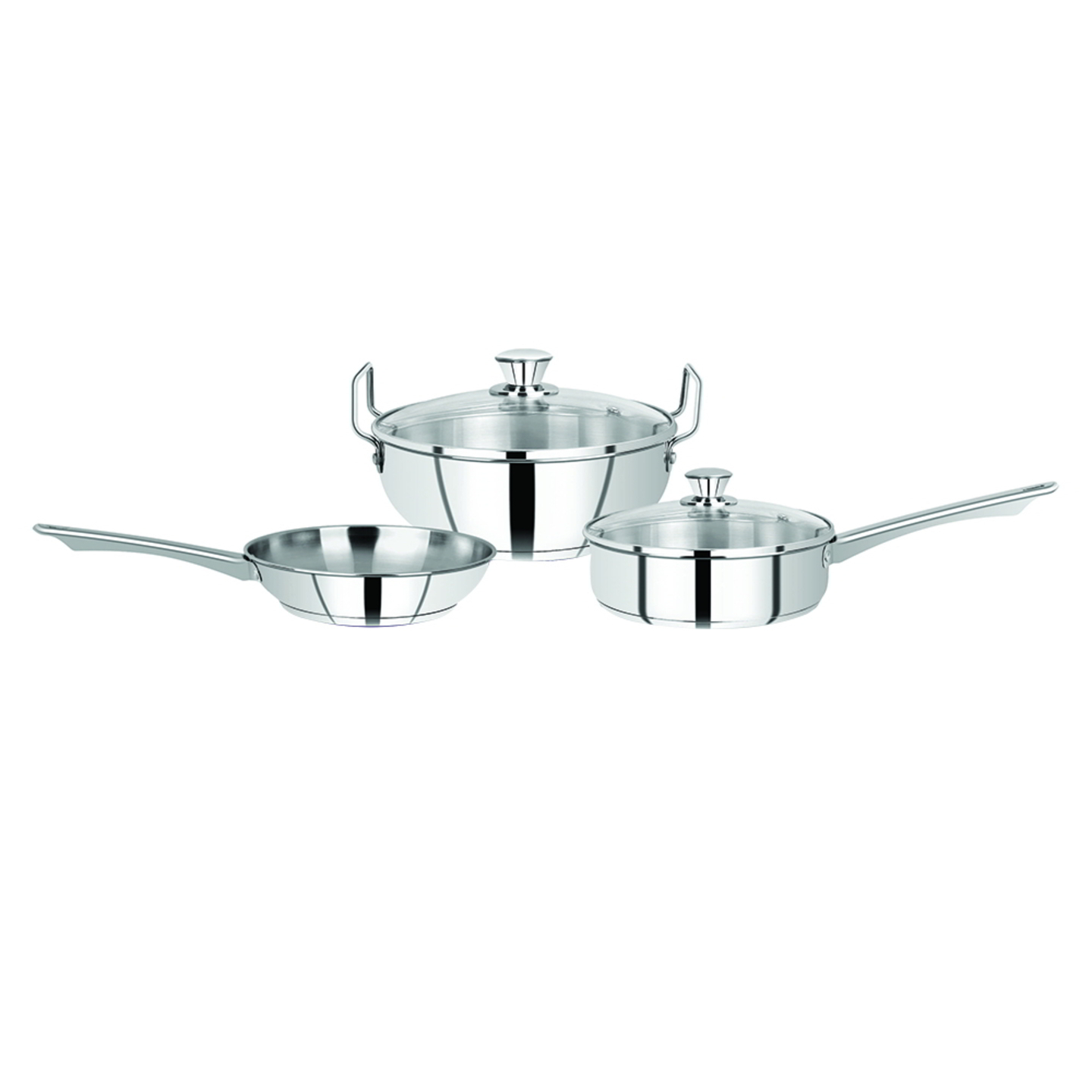 Anjali Stainless Steel Allure Cookware Set: 5 Pieces