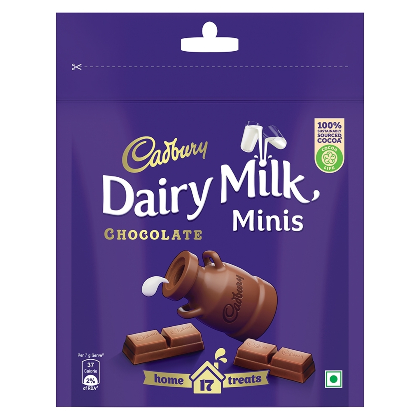 Cadbury Dairy Milk Home Treats Chocolate: 119 gms