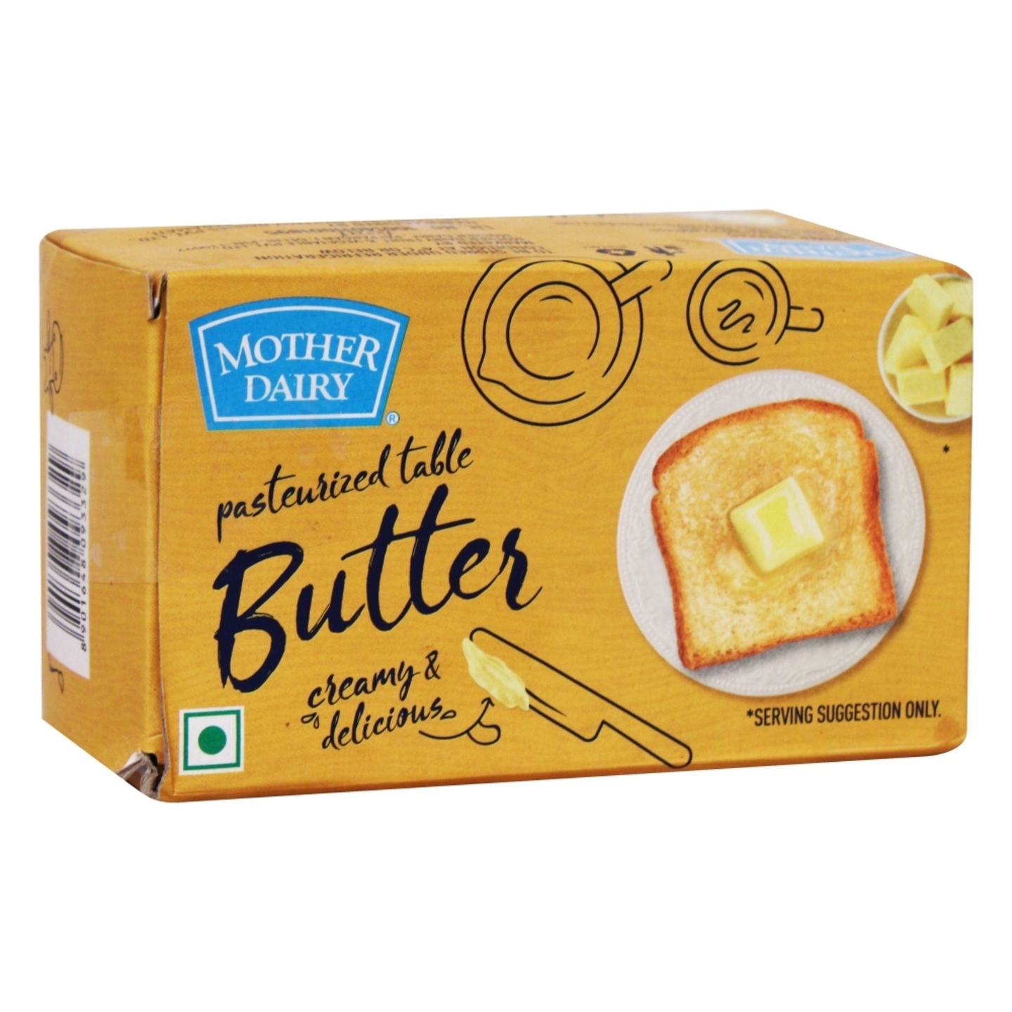 Mother Dairy Pasteurized Butter: 500 gms