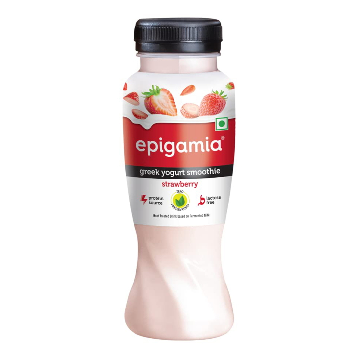 Epigamia Greek Yogurt Smoothie - Strawberry: 180 ml