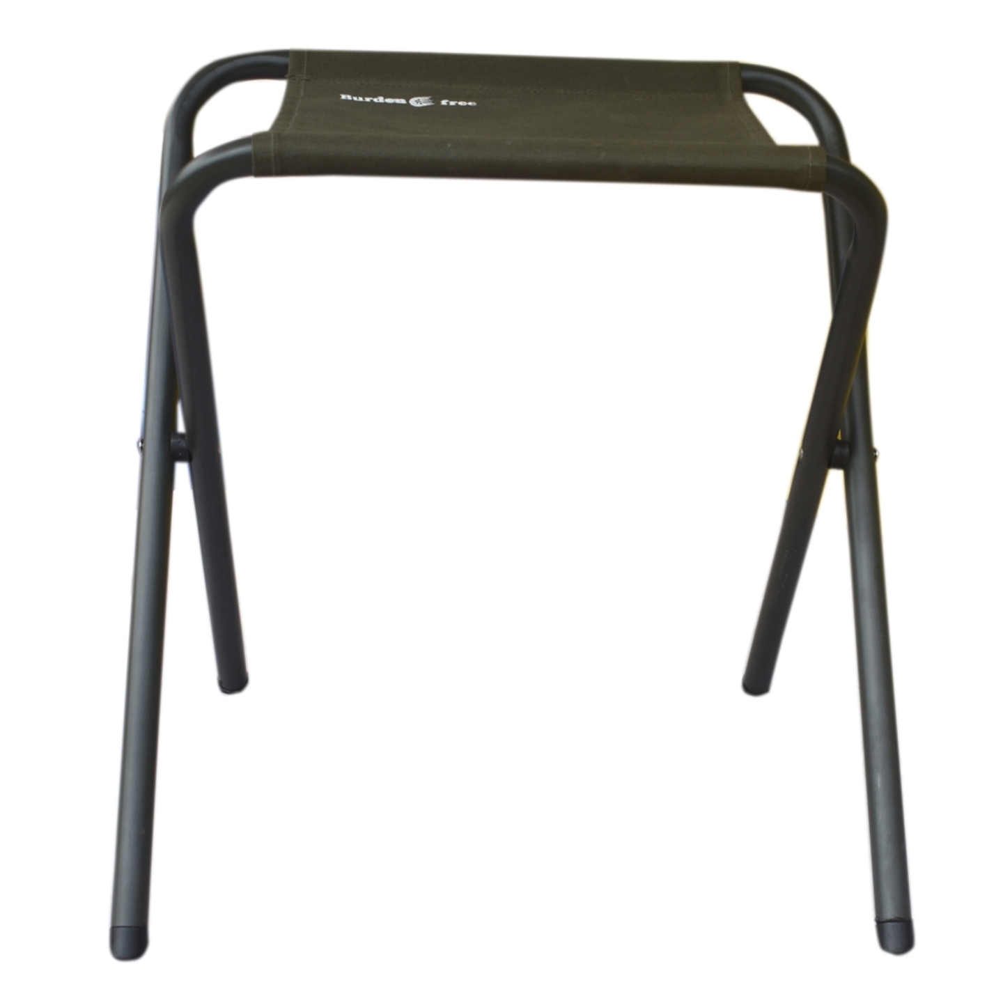 Metal Foldable Camping Stool - Green: 1 Unit