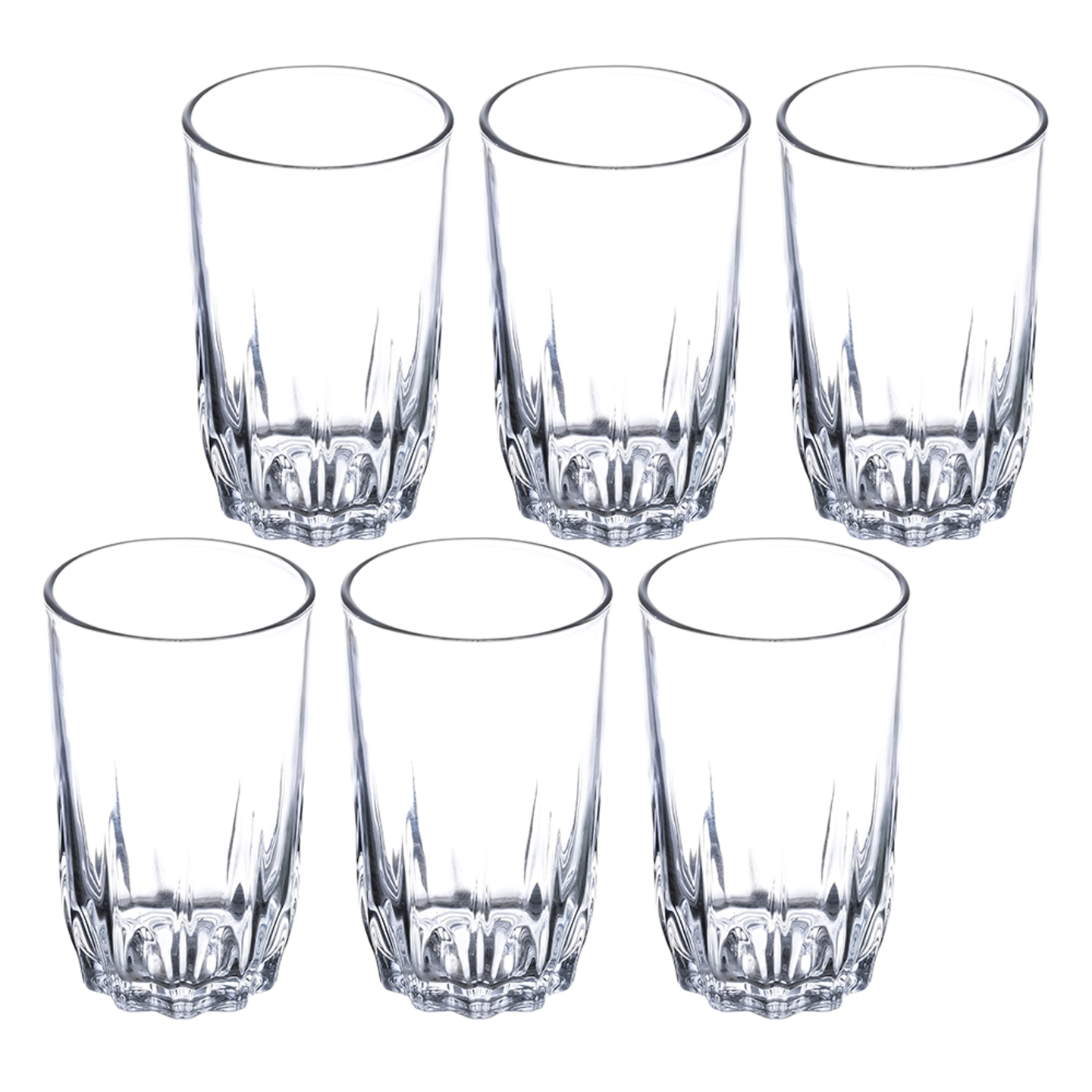 Sanjeev Kapoor Florence Water Glass Set - 270 ml: 6 Pieces