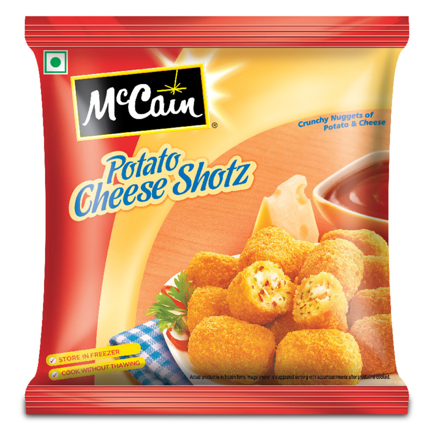 McCain Potato Cheese Shotz: 400 gms