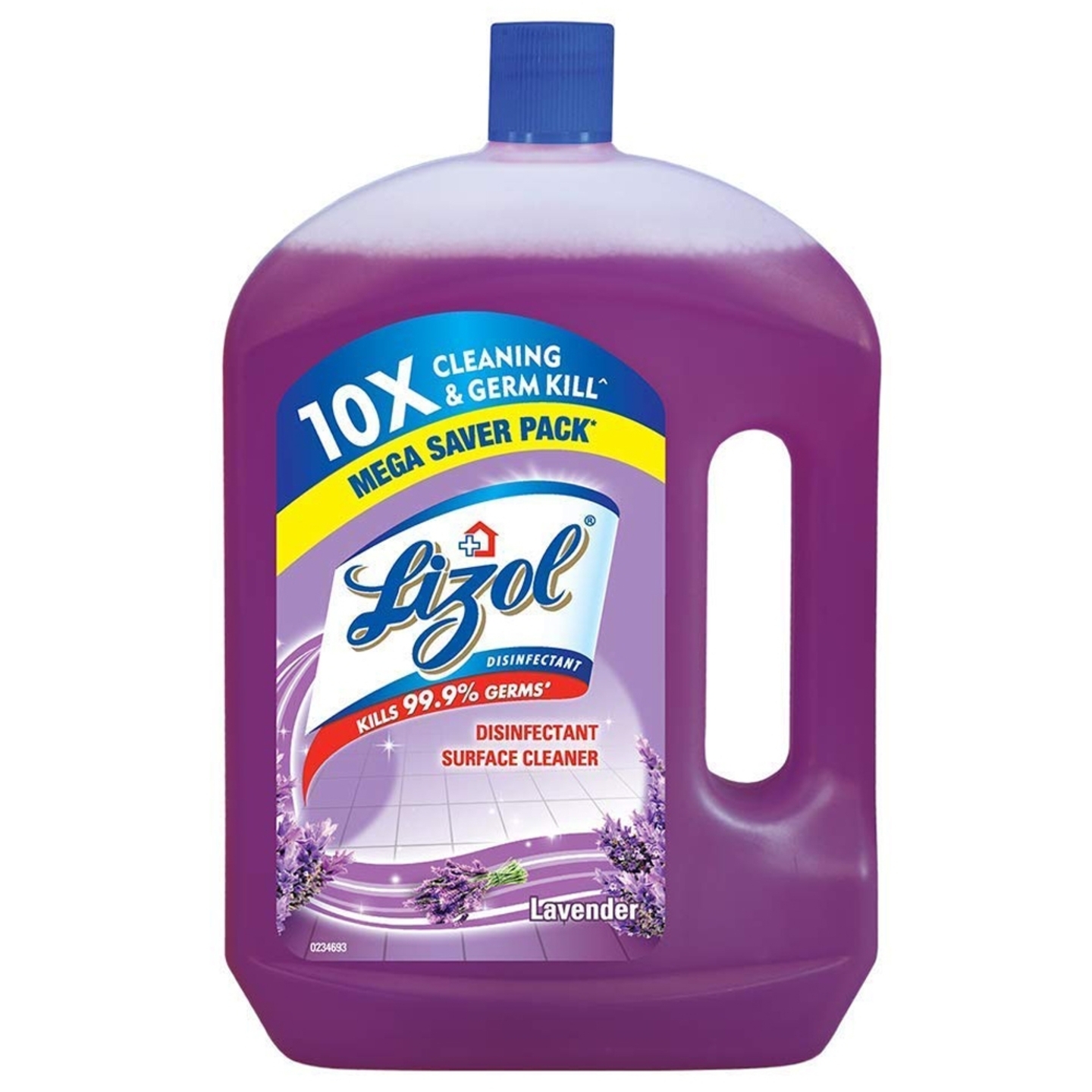 Lizol Disinfectant Surface Cleaner - Lavender: 2 Litres