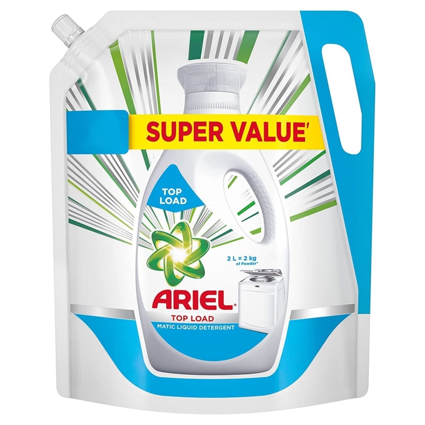 Ariel Matic Top Load Liquid Detergent Refill: 2 Litres