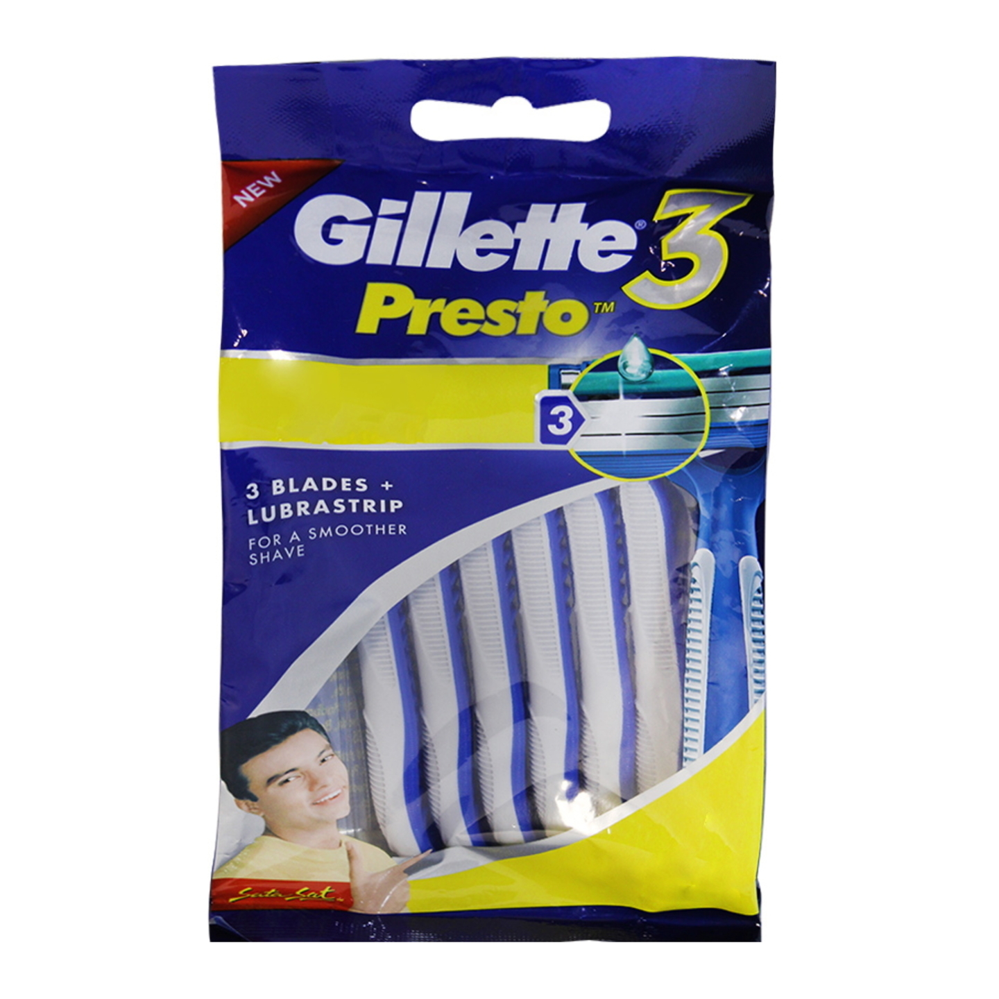 Gillette 3 Presto: 5 Razors