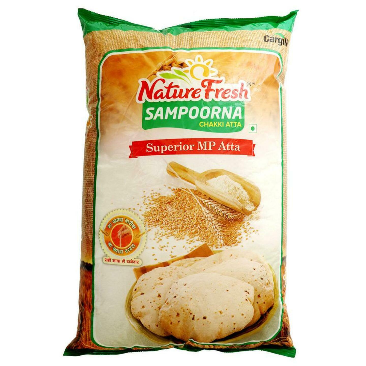 Nature Fresh Sampoorna Chakki Atta 10 kg