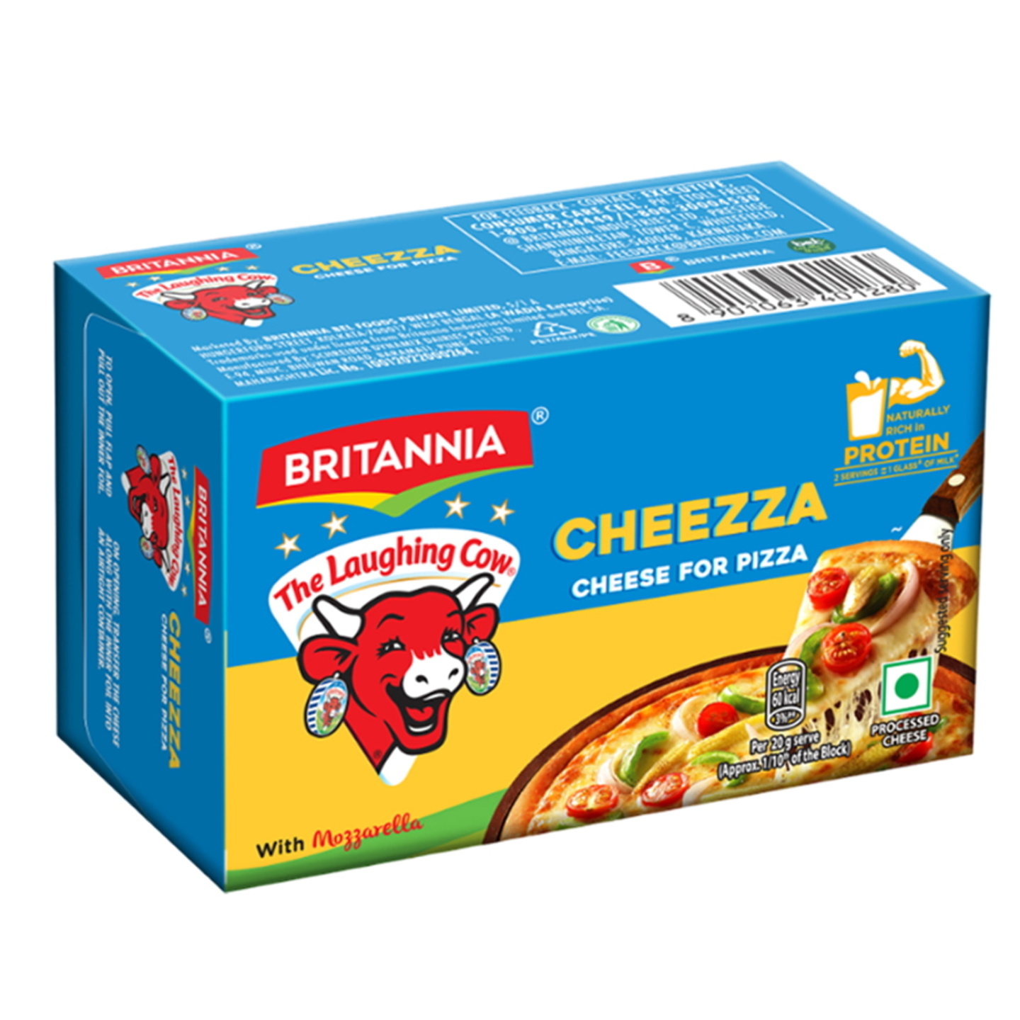 Britannia Cheezza Pizza Cheese: 400 gms