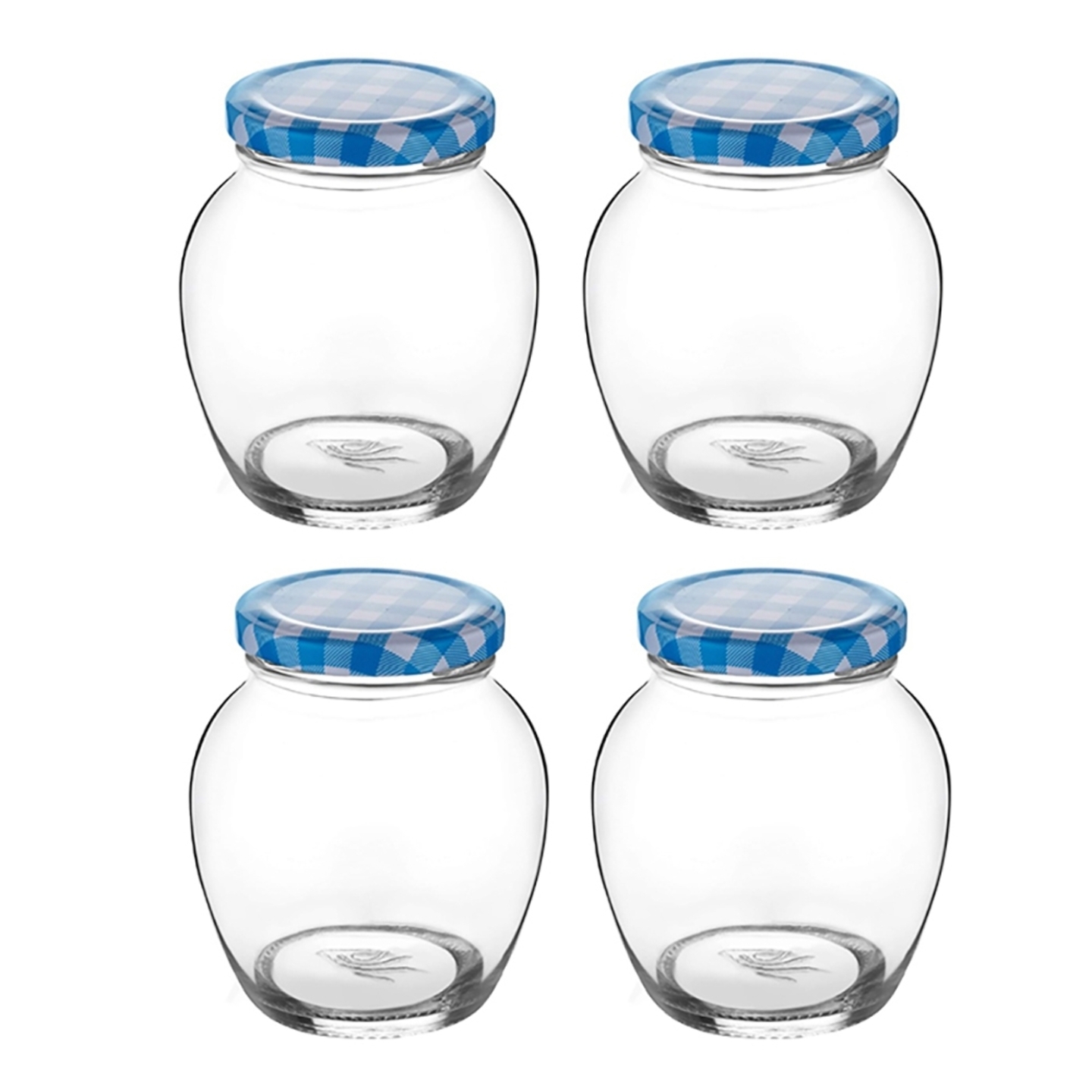 Yera Lucia Jar Glass Bowls - 245 ml: 4 Pieces