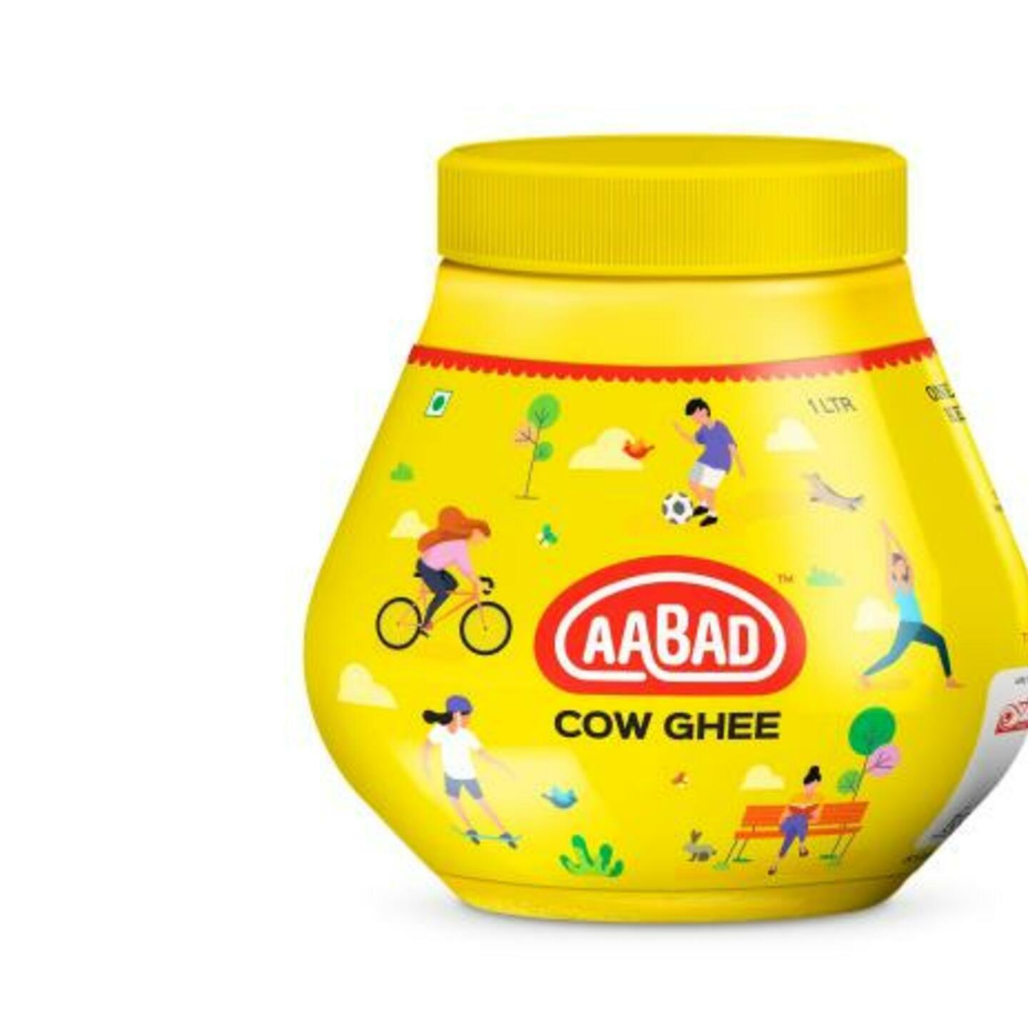 Aabad Cow Ghee Jar 1 L