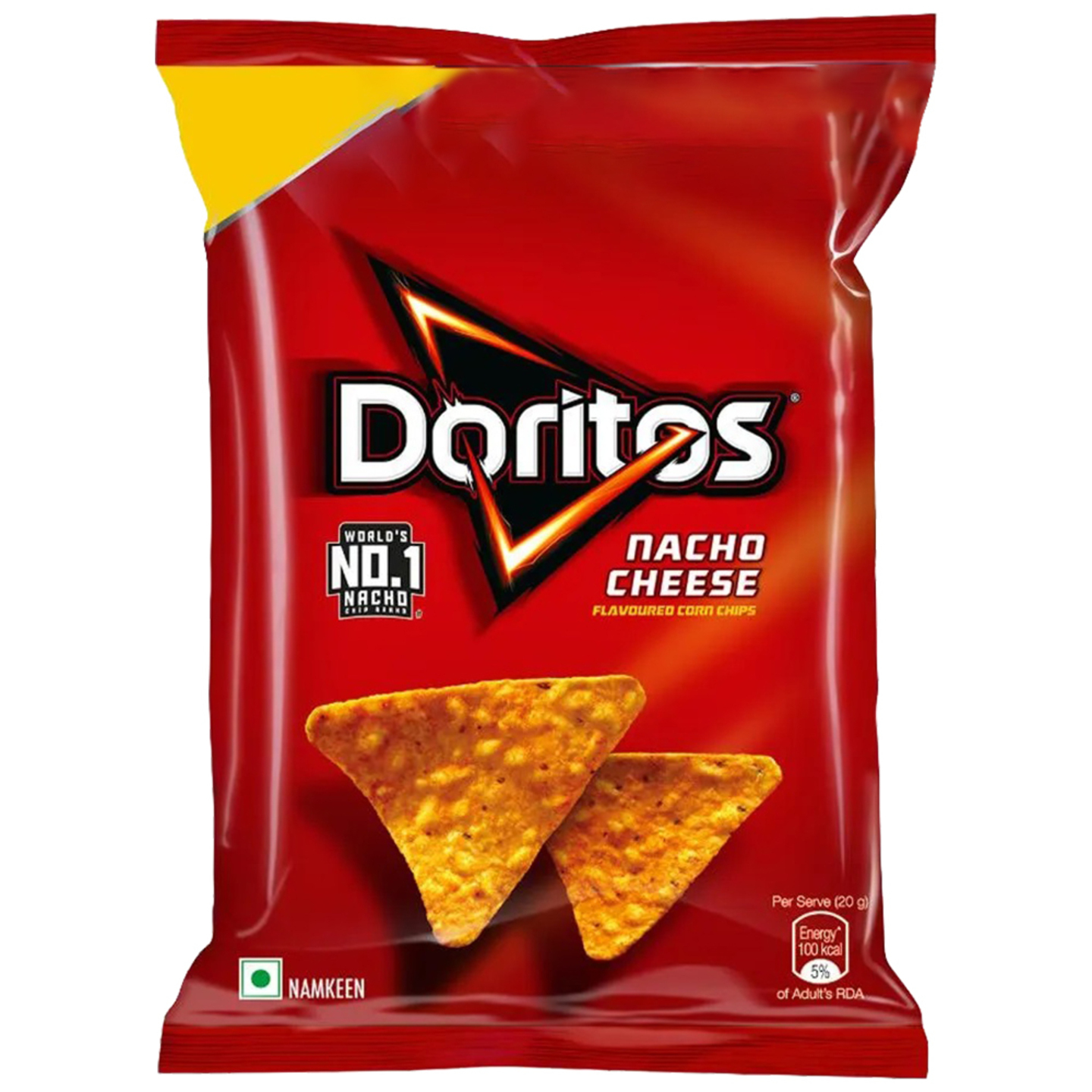 Doritos Nacho Cheese Flavour Chips: 153 gms