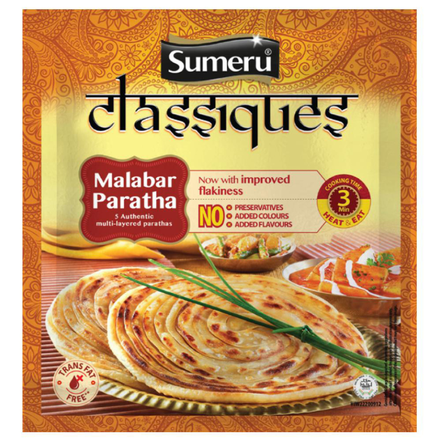 Sumeru Malabar Paratha: 300 gms