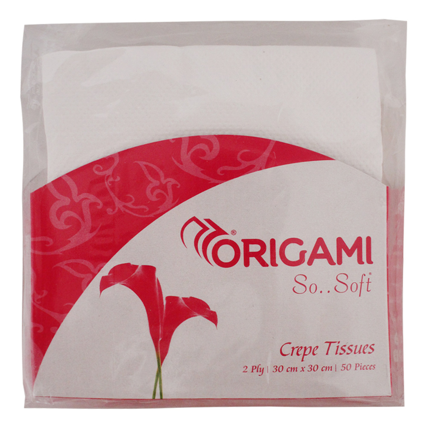 Origami So Soft 2 Ply Tissues: 50 Units