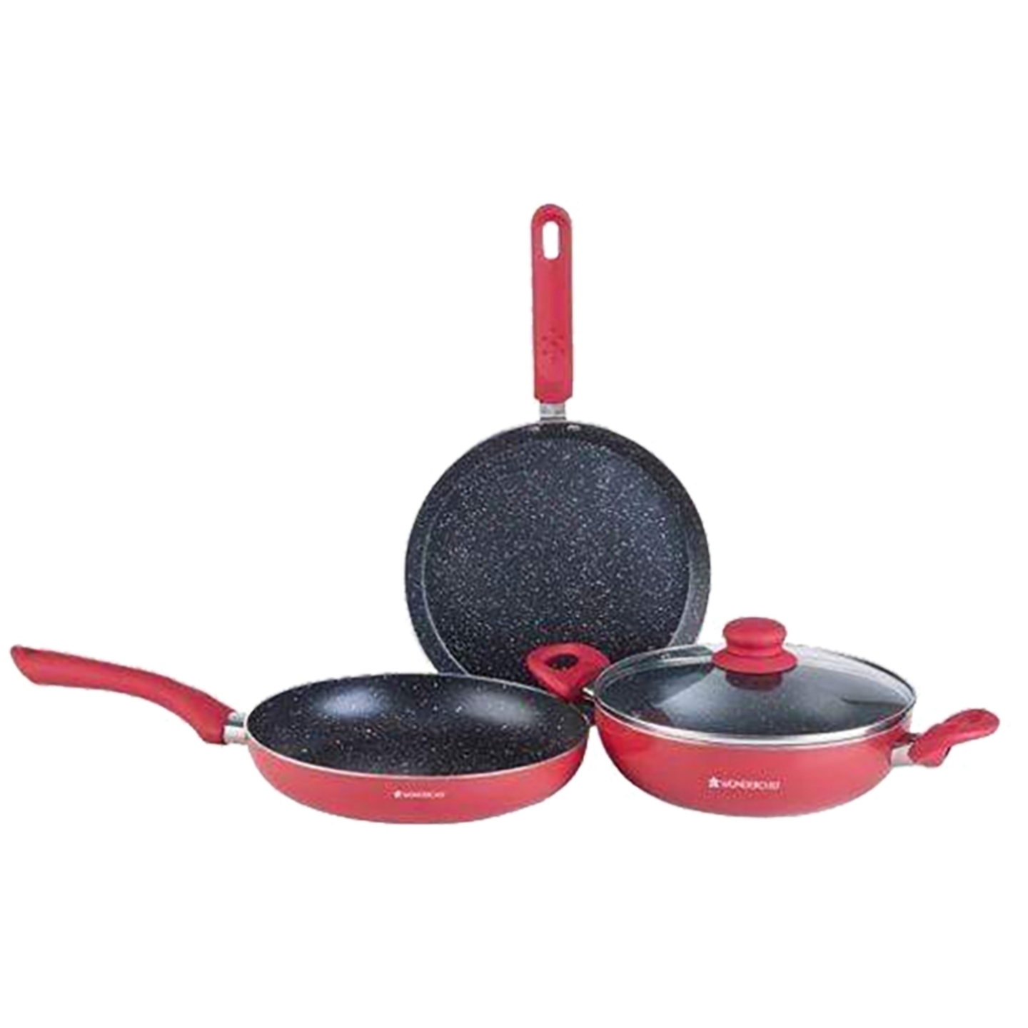 Wonderchef Milano Set - Red: 