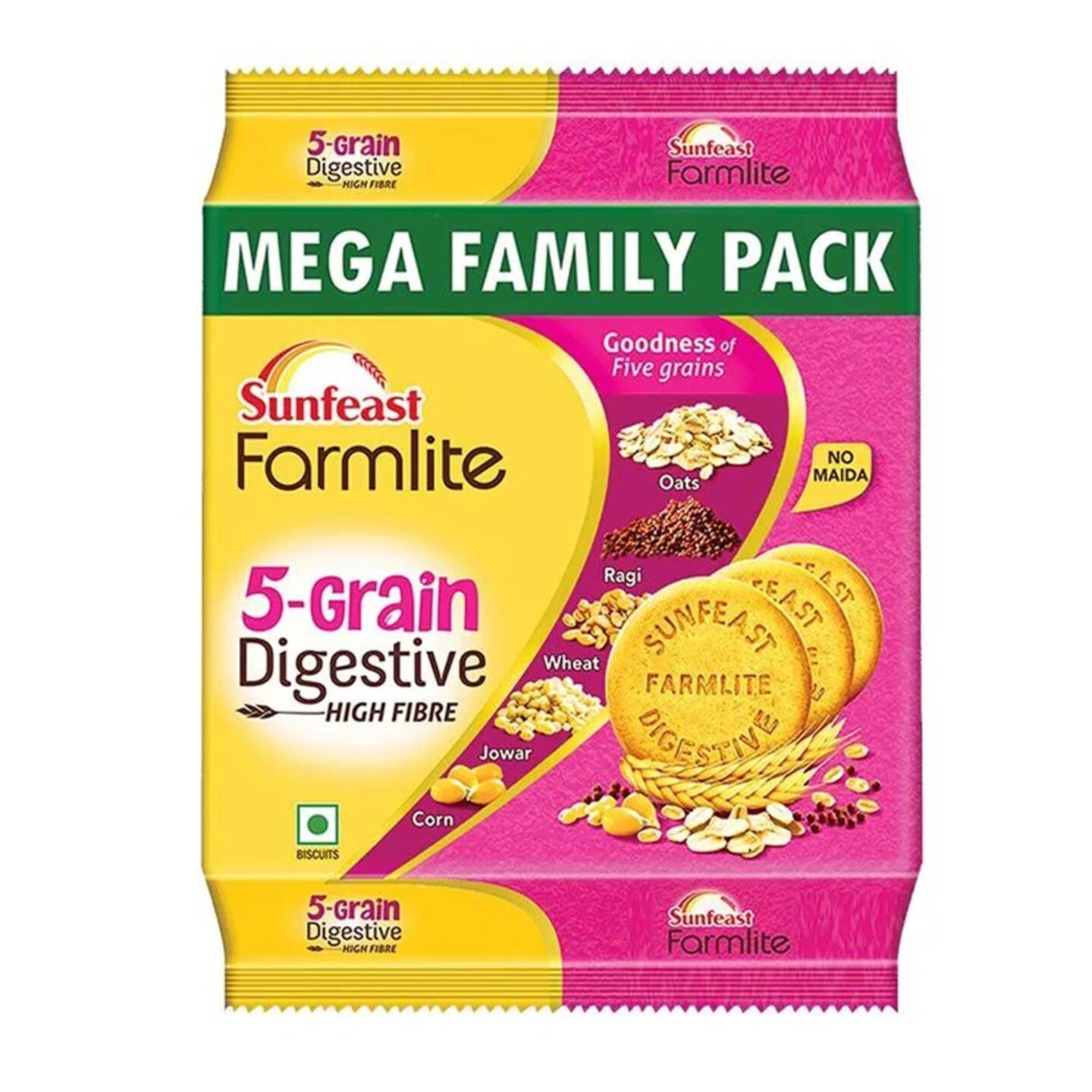 Sunfeast Farmlite 5 Grain Digestive Biscuit: 800 gms