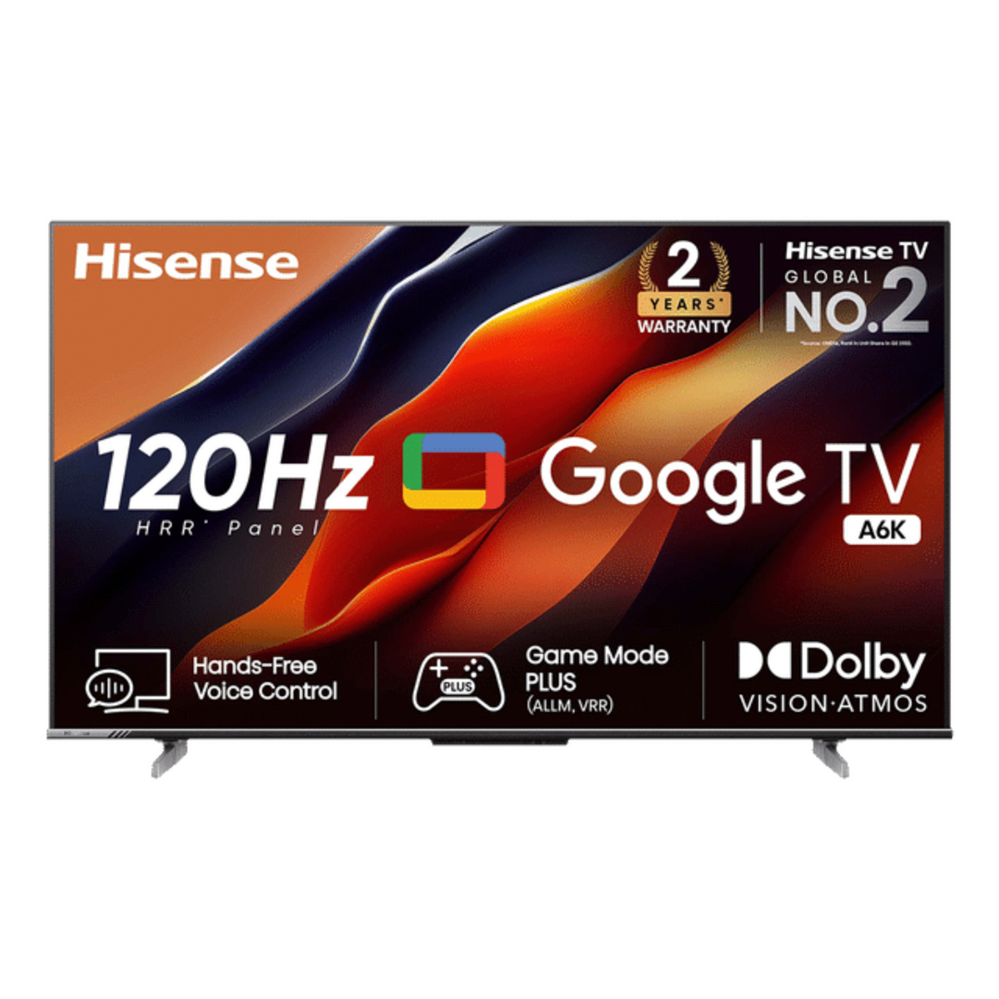 Hisense A6K 140 cm 55 inch 4K Ultra HD LED Google TV with Dolby Atmos