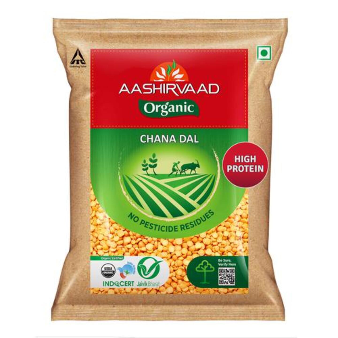 Aashirvaad Organic Chana Dal 1 Kg