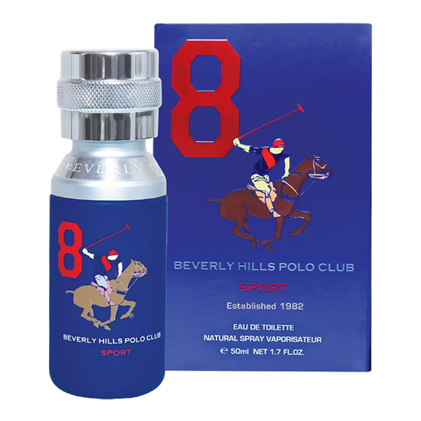 Beverly Hills Polo Club Sport No.8 Eau Men's De Toilette: 50 ml