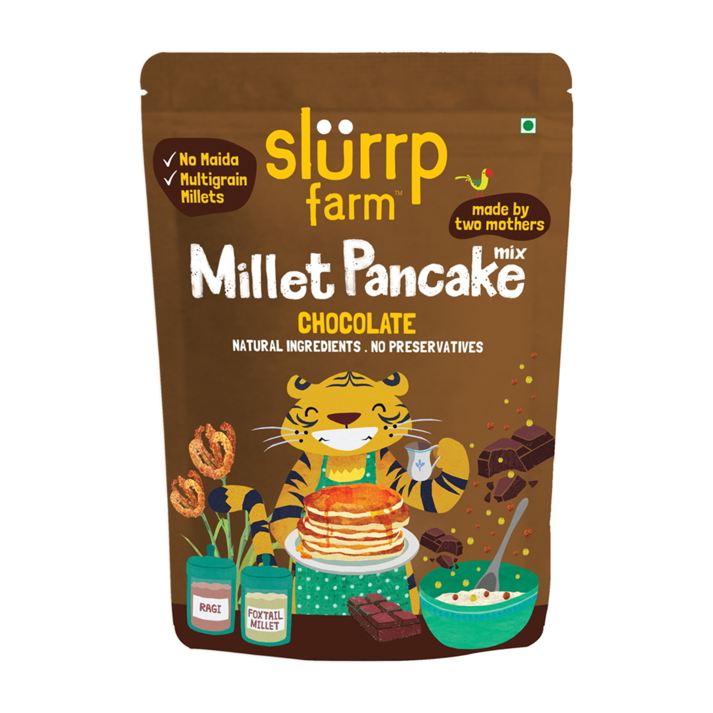 Slurrp Farm Chocolate Millet Pancake Mix: 150 gms