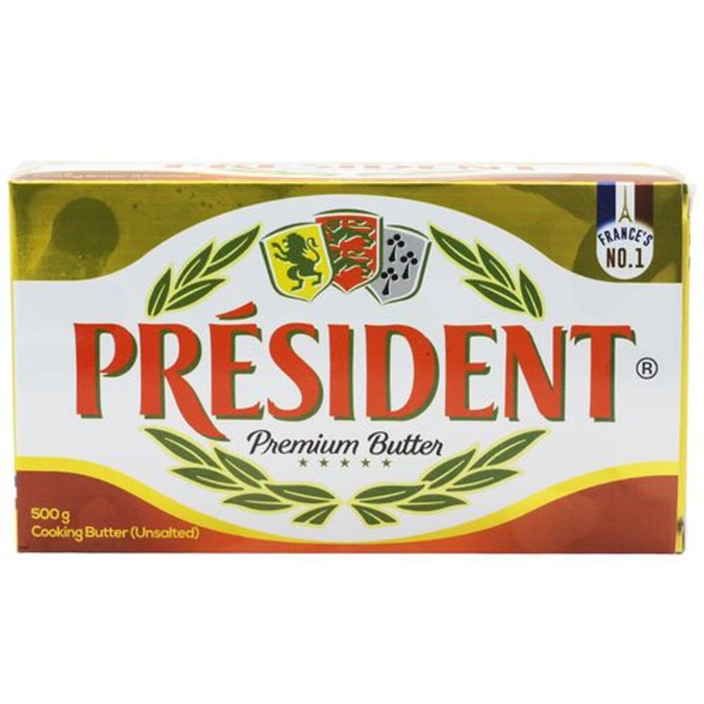 President Premium Butter Unsalted: 500 gms