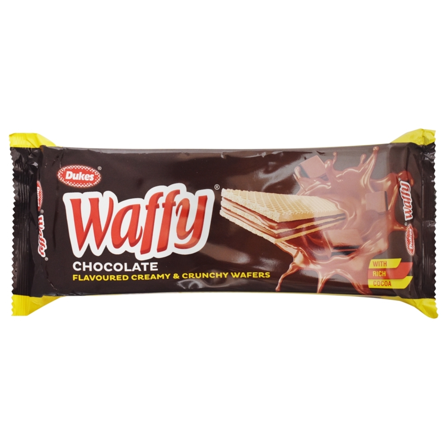 Dukes Waffy Chocolate Flavoured Wafer Biscuits: 60 gms