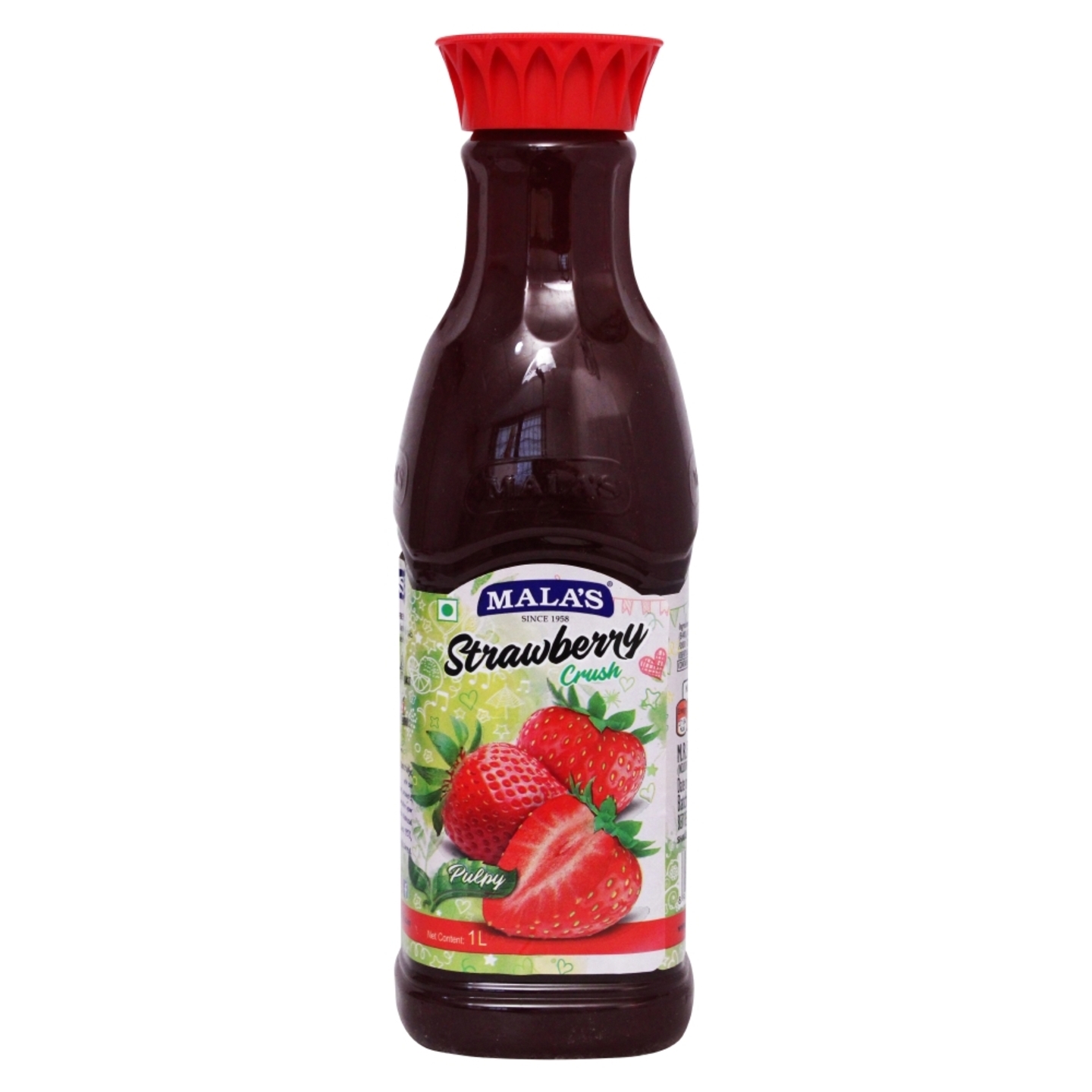 Mala's Strawberry Crush: 1 Litre