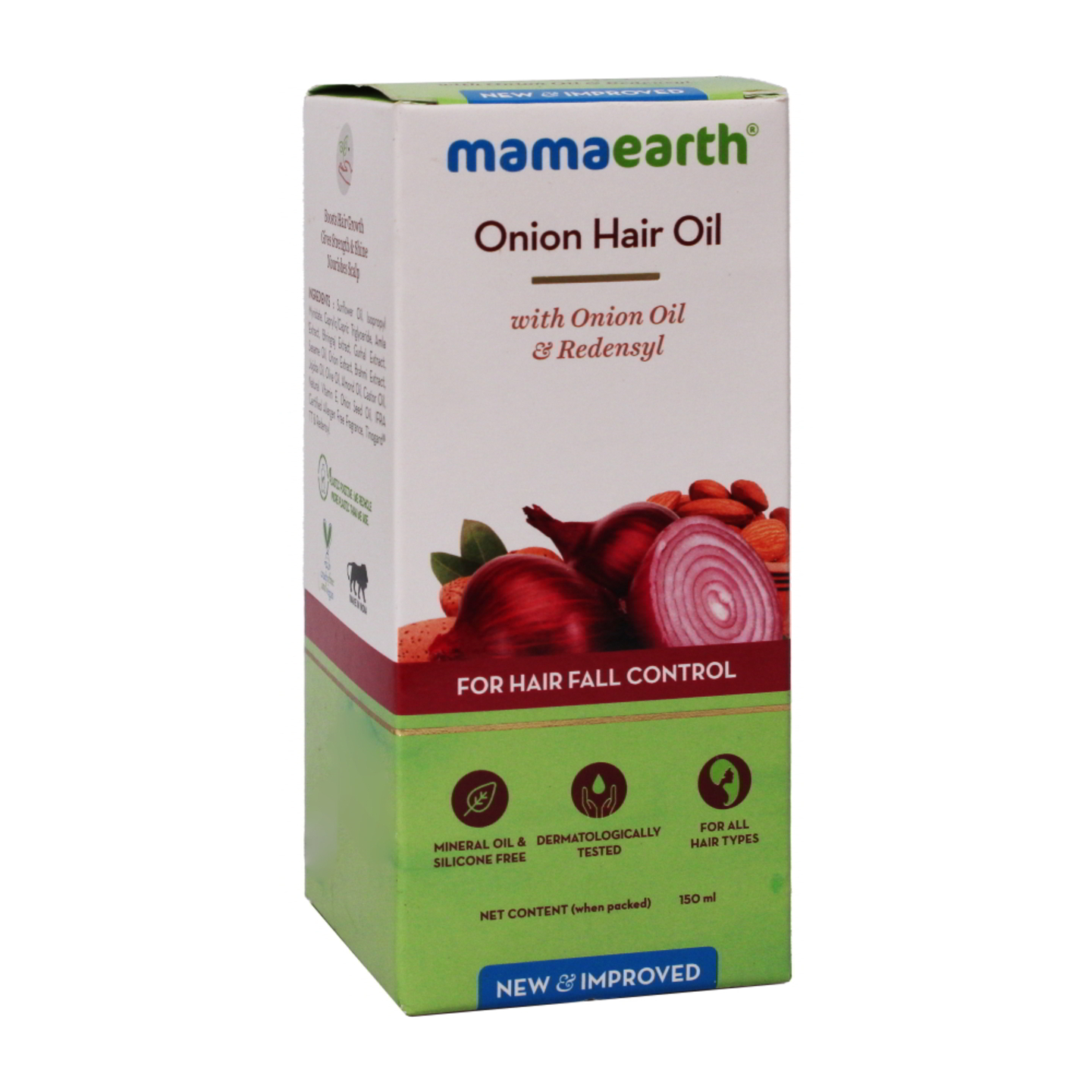 Mamaearth Onion Hair Oil With Redensyl: 150 ml