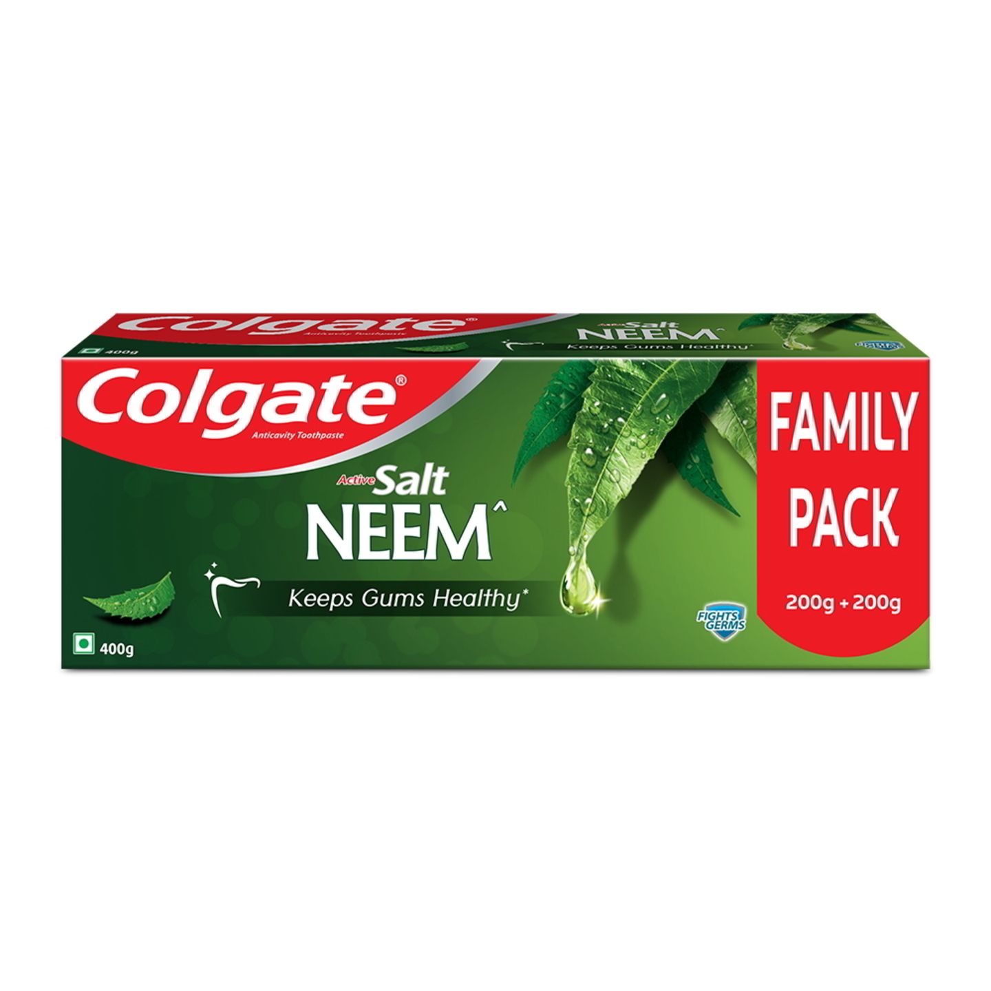 Colgate Active Salt Neem Toothpaste: 400 gms