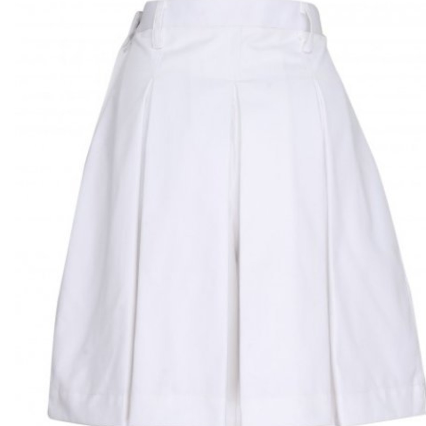 White Divided Skirt