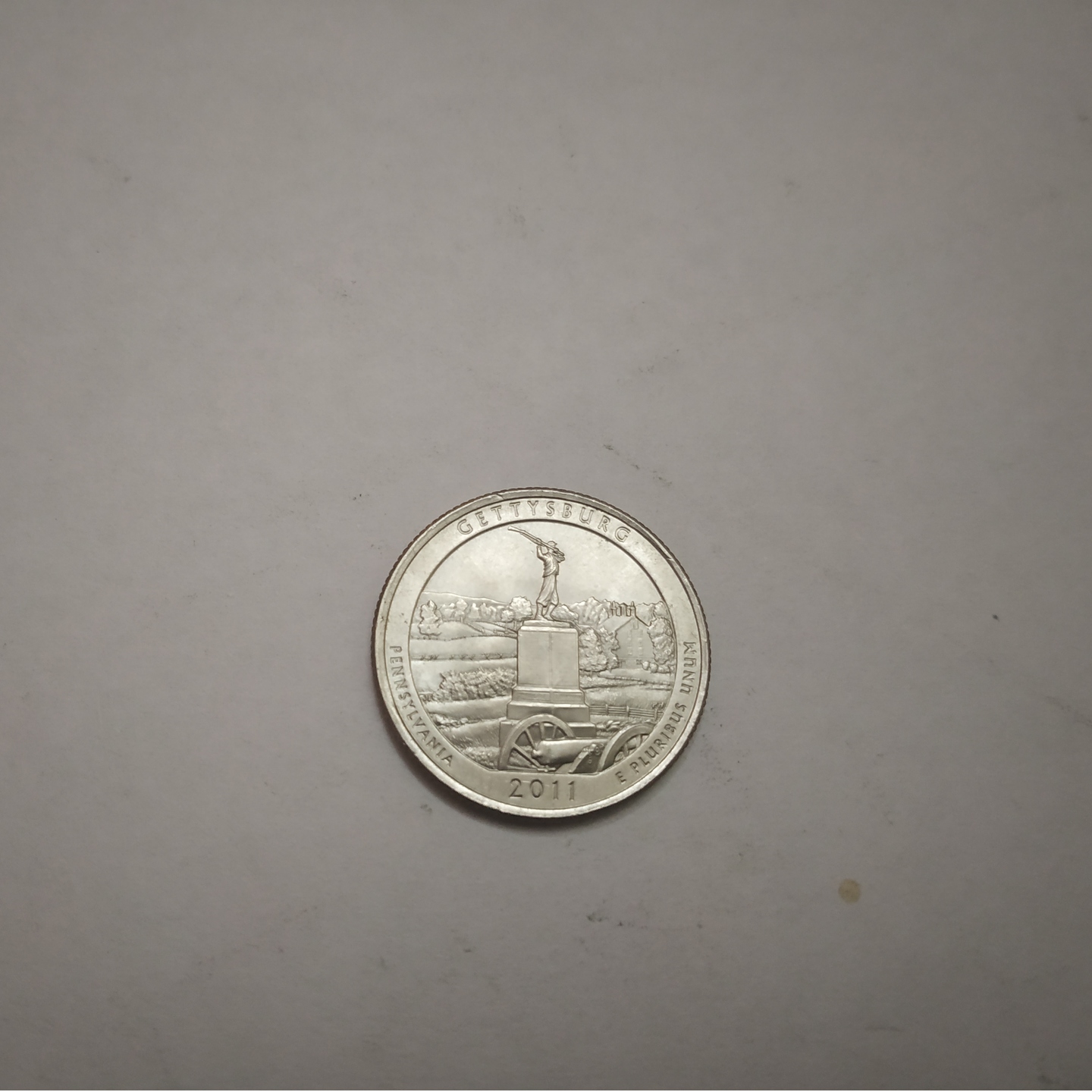 Gettysburg Quarter Dollar 