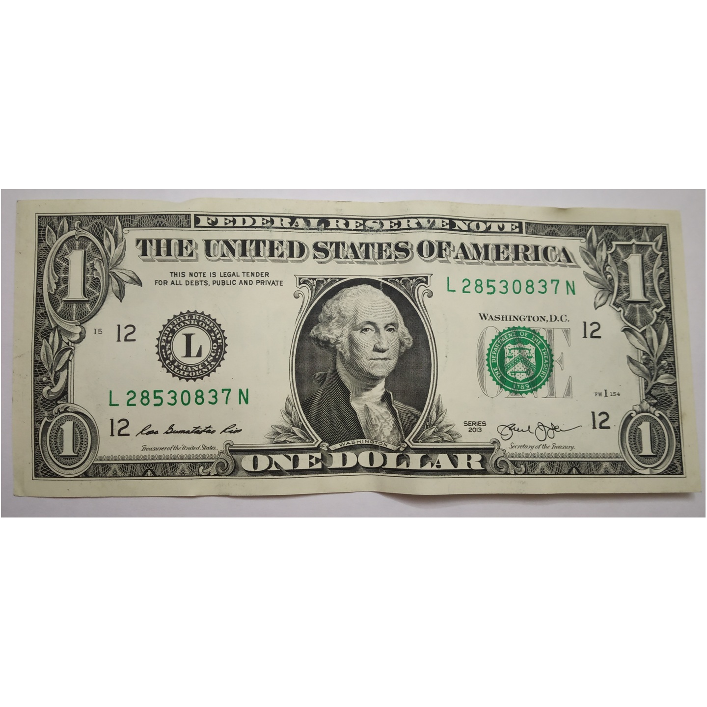 1 US Dollar