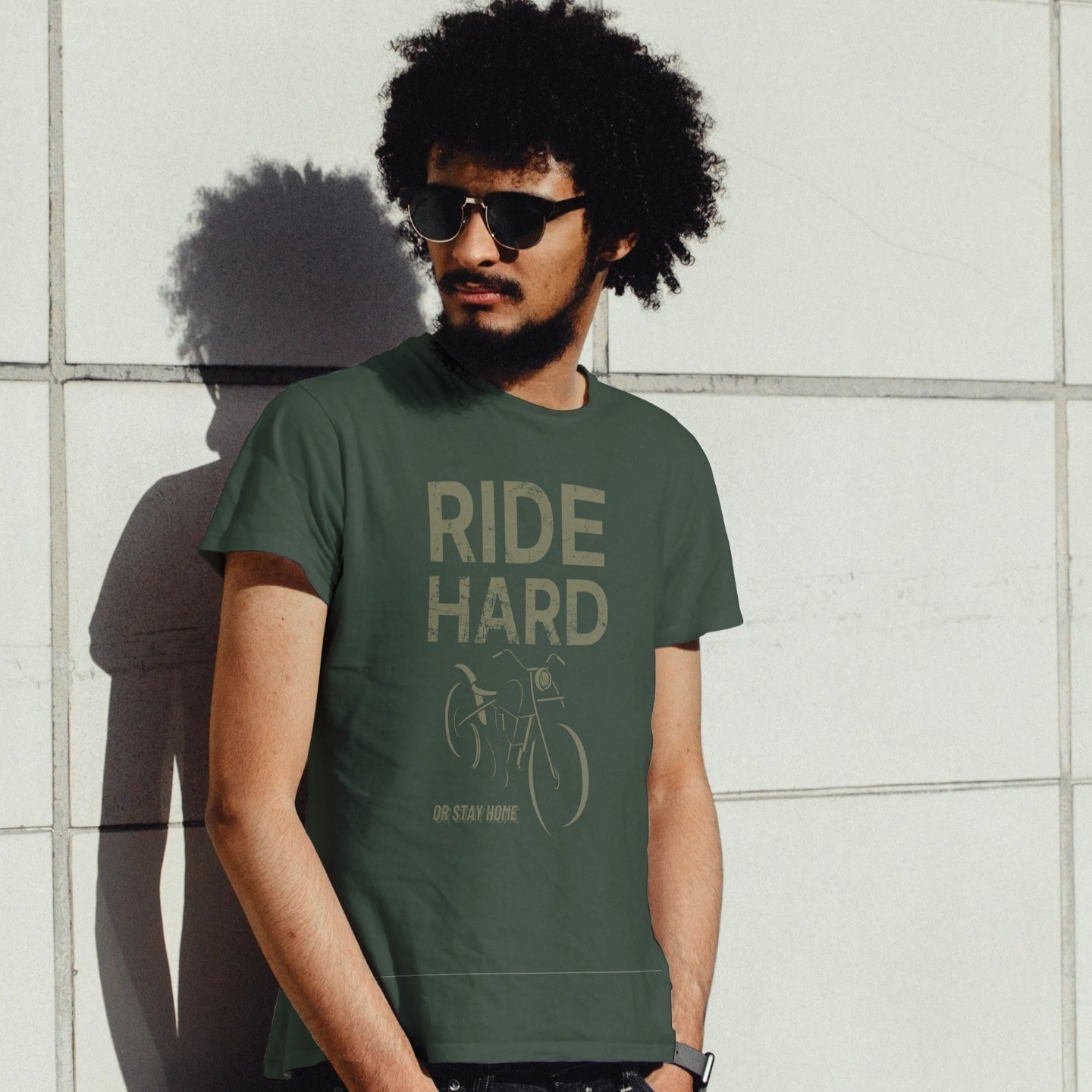 Ride Hard Half Sleeve T-Shirt