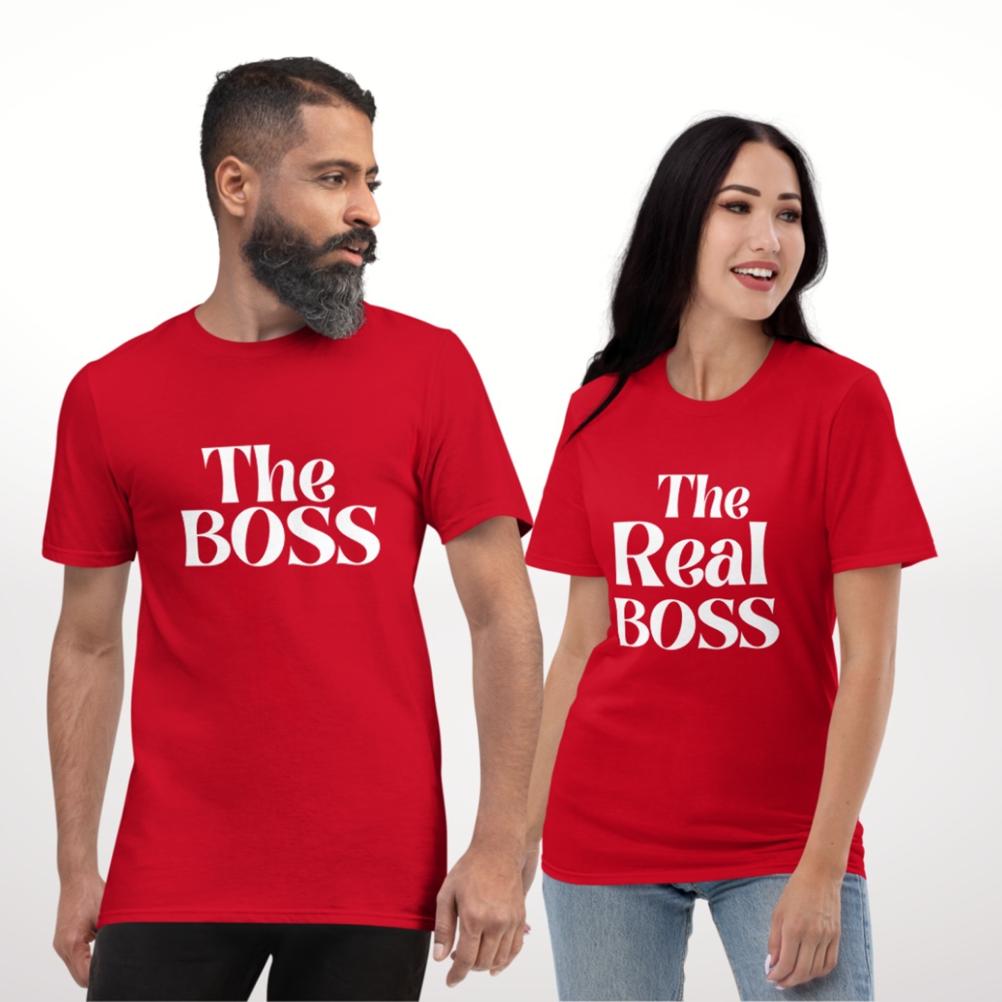 Boss The Real Boss Couple T-shirt