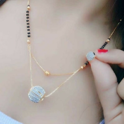 mangalsutra with earring
