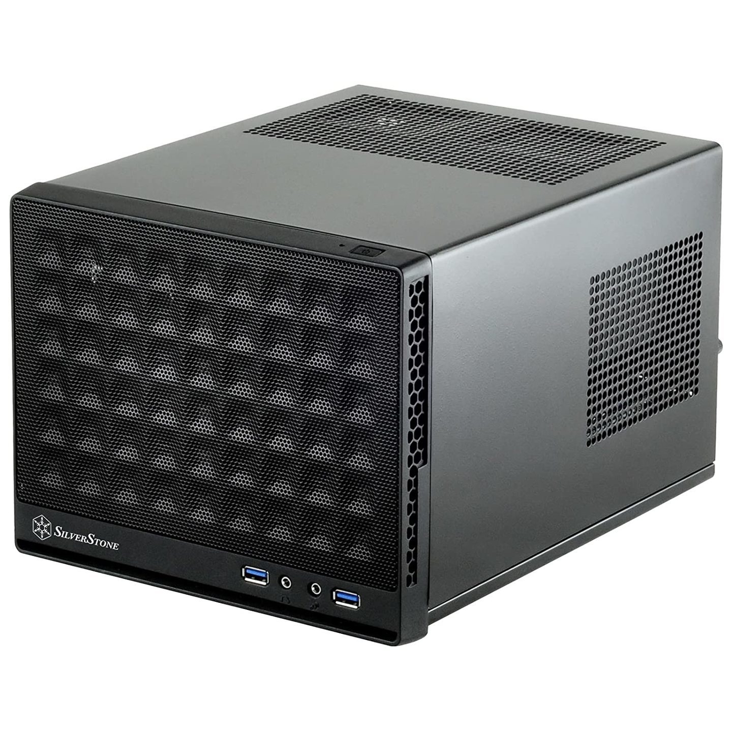 Silverstone SST-SG13B - Sugo Mini-ITX Compact Computer Cube Case, Mesh Front Panel, Black