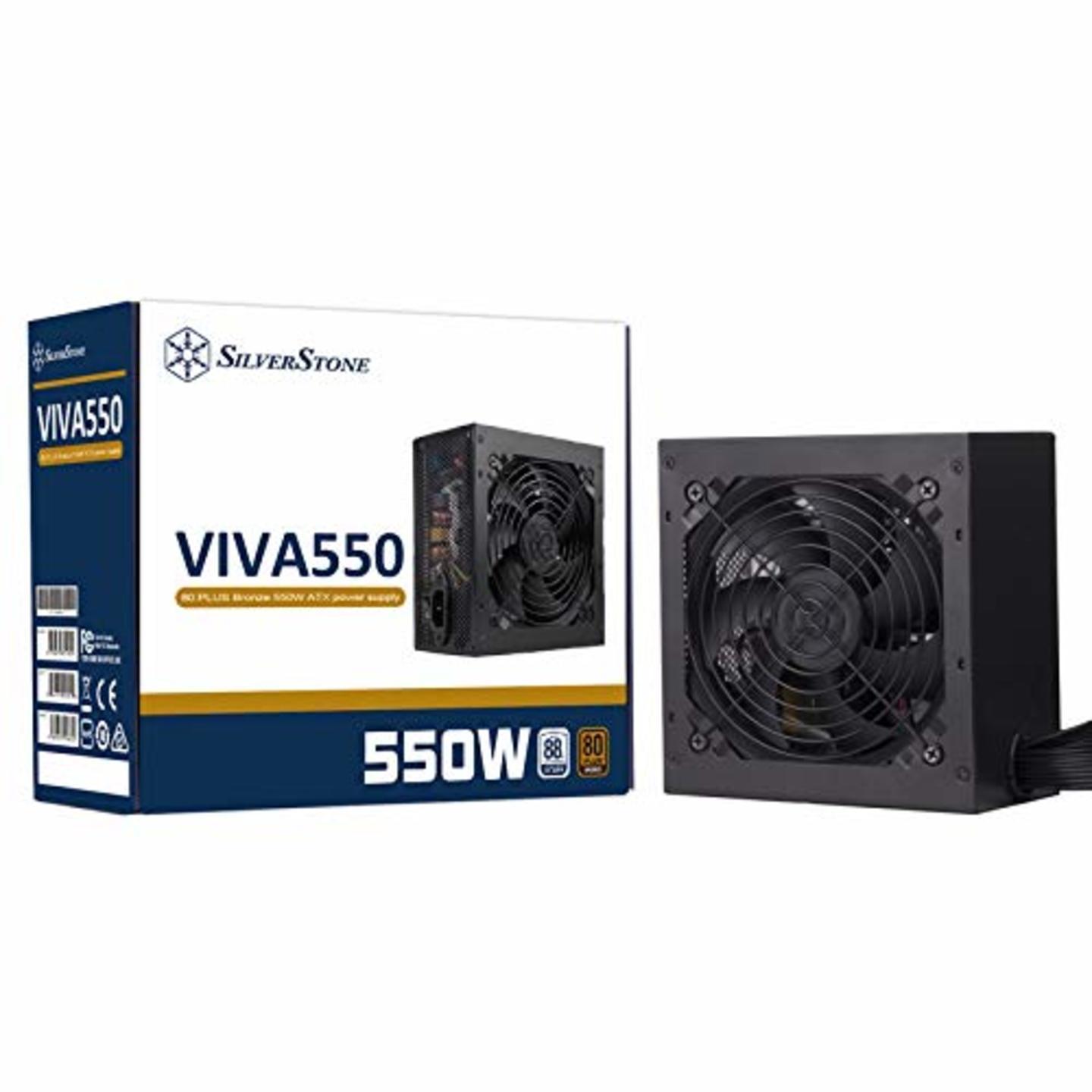 SilverStone Viva 550 Bronze 550W 80 Plus Non-Modular ATX SMPS Power Supply