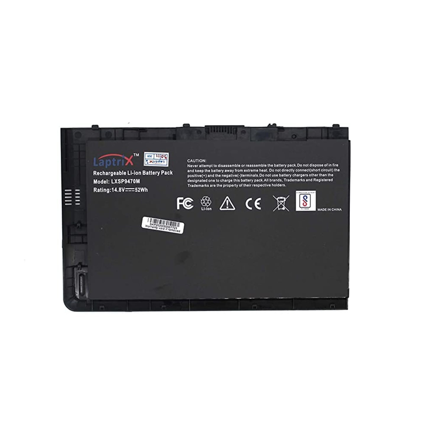 Rajsri computers- Laptrix Laptop Battery Compatible for HP EliteBook Folio 9470 9470M 9480 9480M BT04XL Series Ultrabook Laptop fits BA06 BA06XL Battery Spare 687945-001 696621-001 H4Q47AA