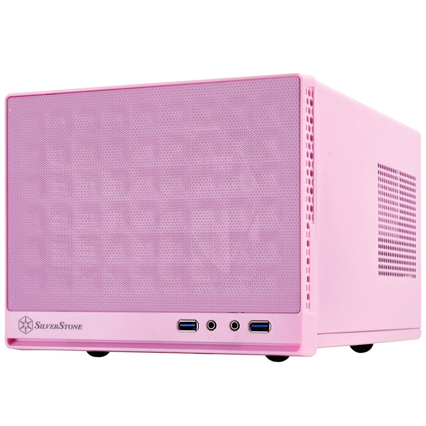 SilverStone Sugo SG13P Ultra Small Form Factor Computer Case, Pink, SST-SG13P
