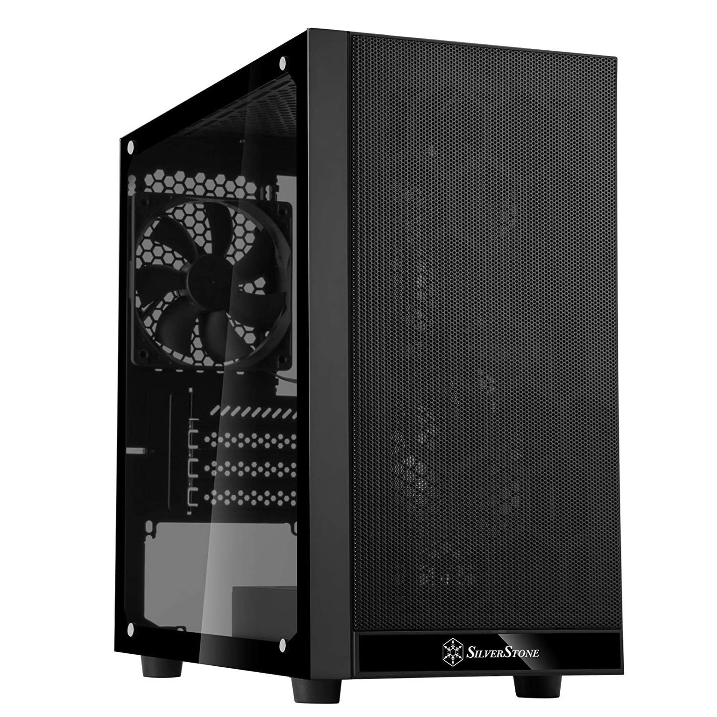 SilverStone Technology PS15 PRO, Compact Micro-ATX Chassis with Outstanding Cooling Potential, SST-PS15B-PRO, Black