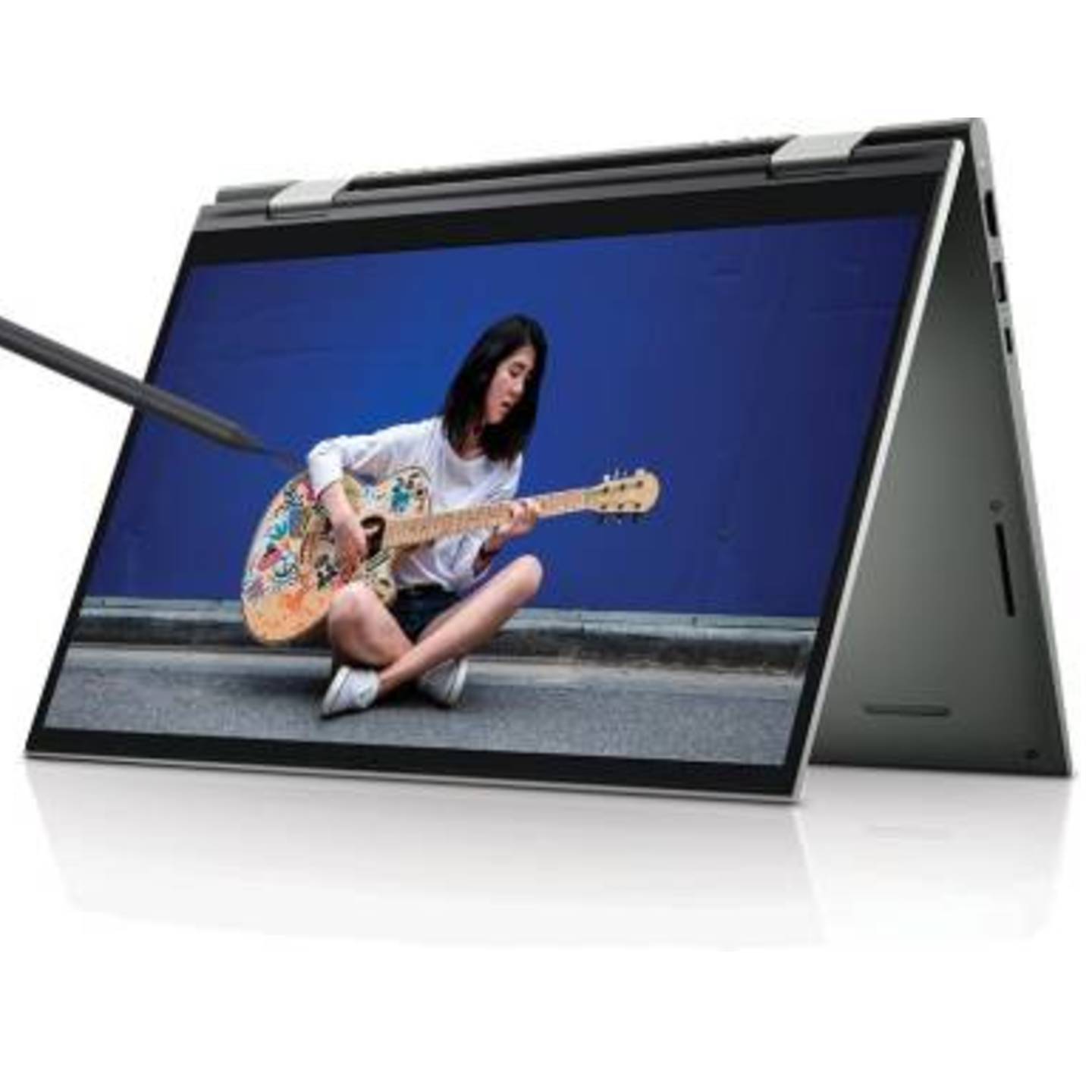 Rajsri Computers - DELL Inspiron Ryzen 5 Hexa Core 5500U - (8 GB/512 GB SSD/Windows 10) Inspiron 7415 2 in 1 Laptop  (14 Inch, Pebble Green, 1.56 KG, With MS Office)