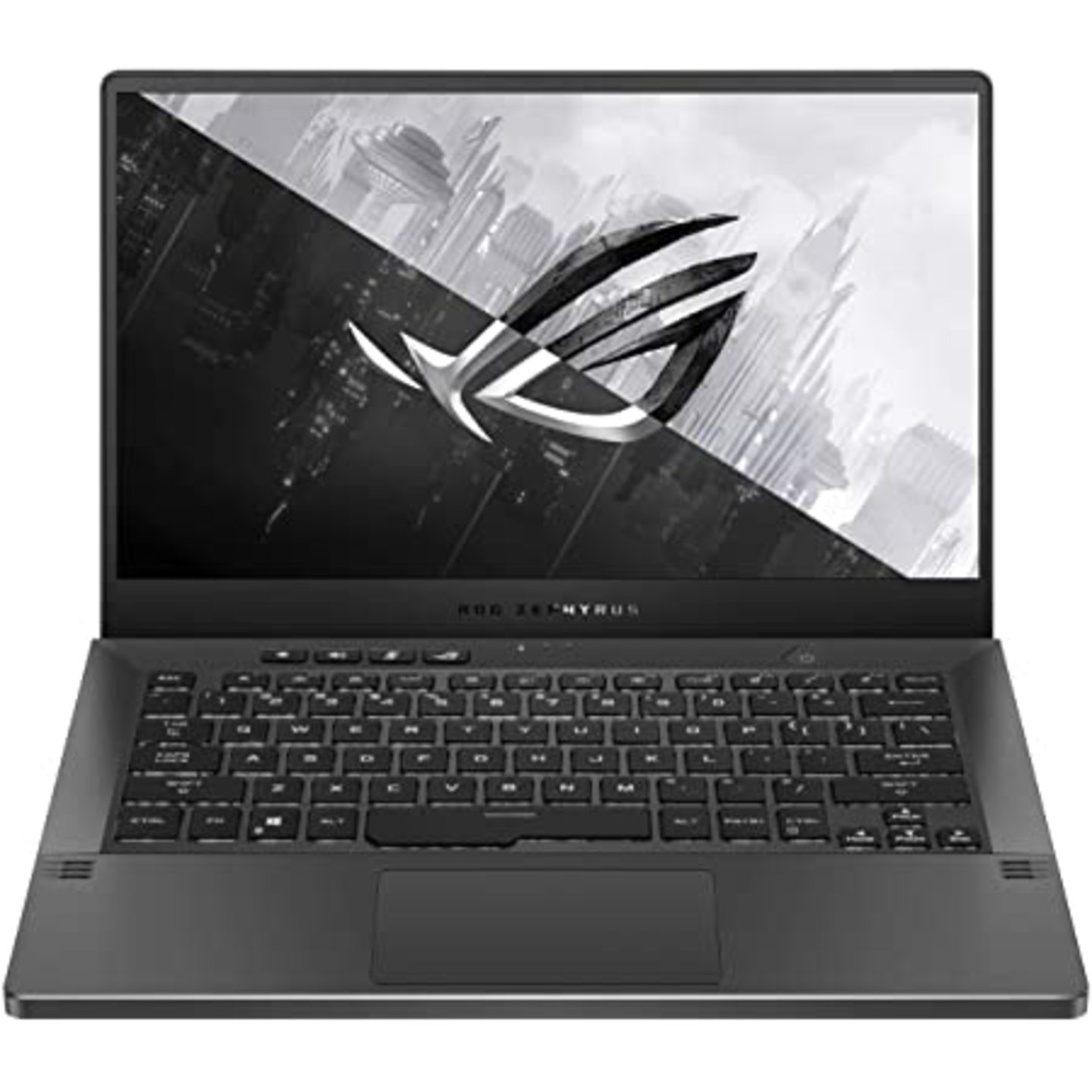Rajsri Computers-ASUS ROG Zephyrus G14 (2021), 14-inch (35.56 cms) FHD 60Hz, AMD Ryzen 7 5800HS, GeForce GTX 1650 4GB Graphics, Gaming Laptop(8GB/512GB SSD/Office 2019/Windows 10/Gray/1.6 Kg), GA401QH-BM072TS