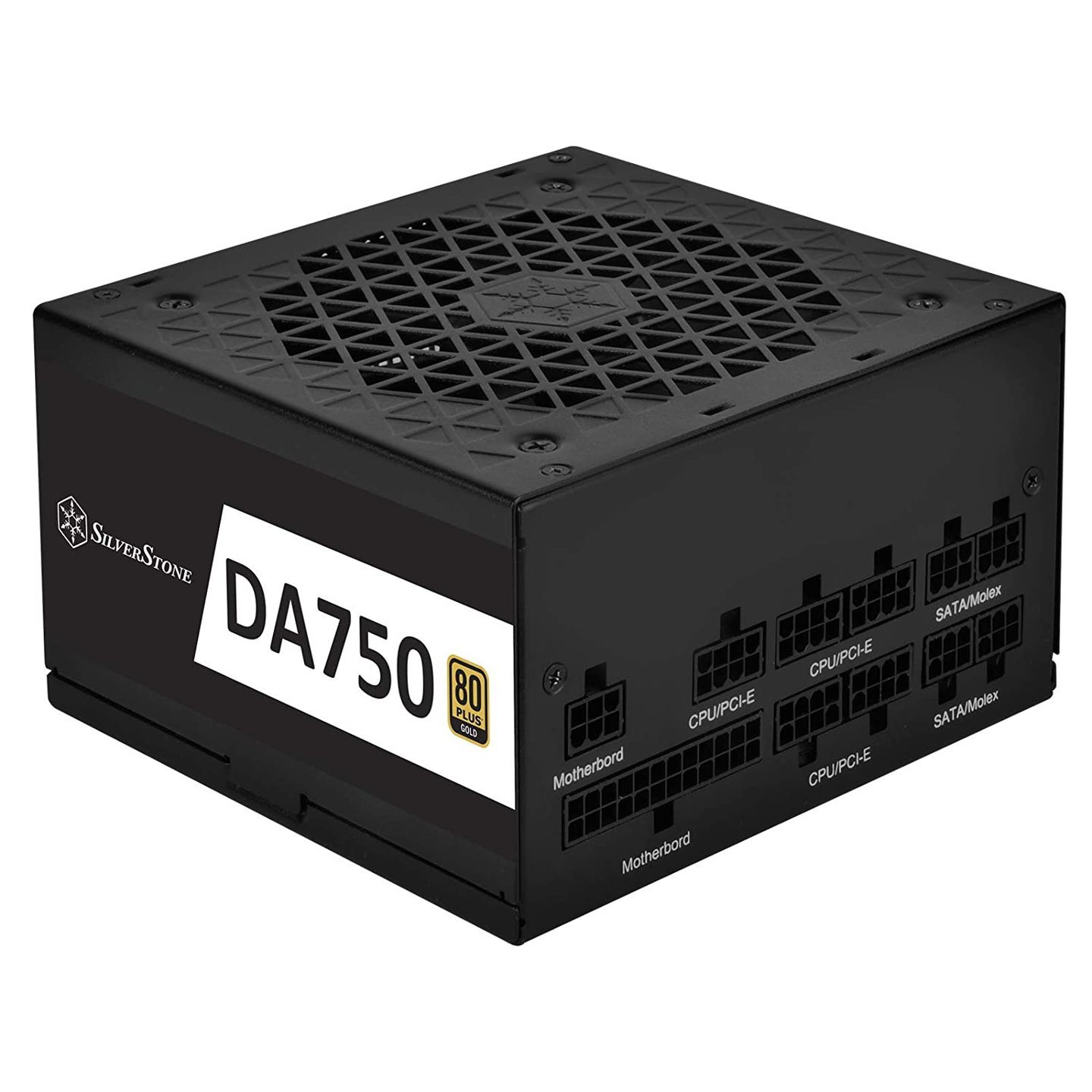 SilverStone DA750 Gold 80 Plus Gold 750W Fully Modular ATX Power Supply (SST-DA750-G)