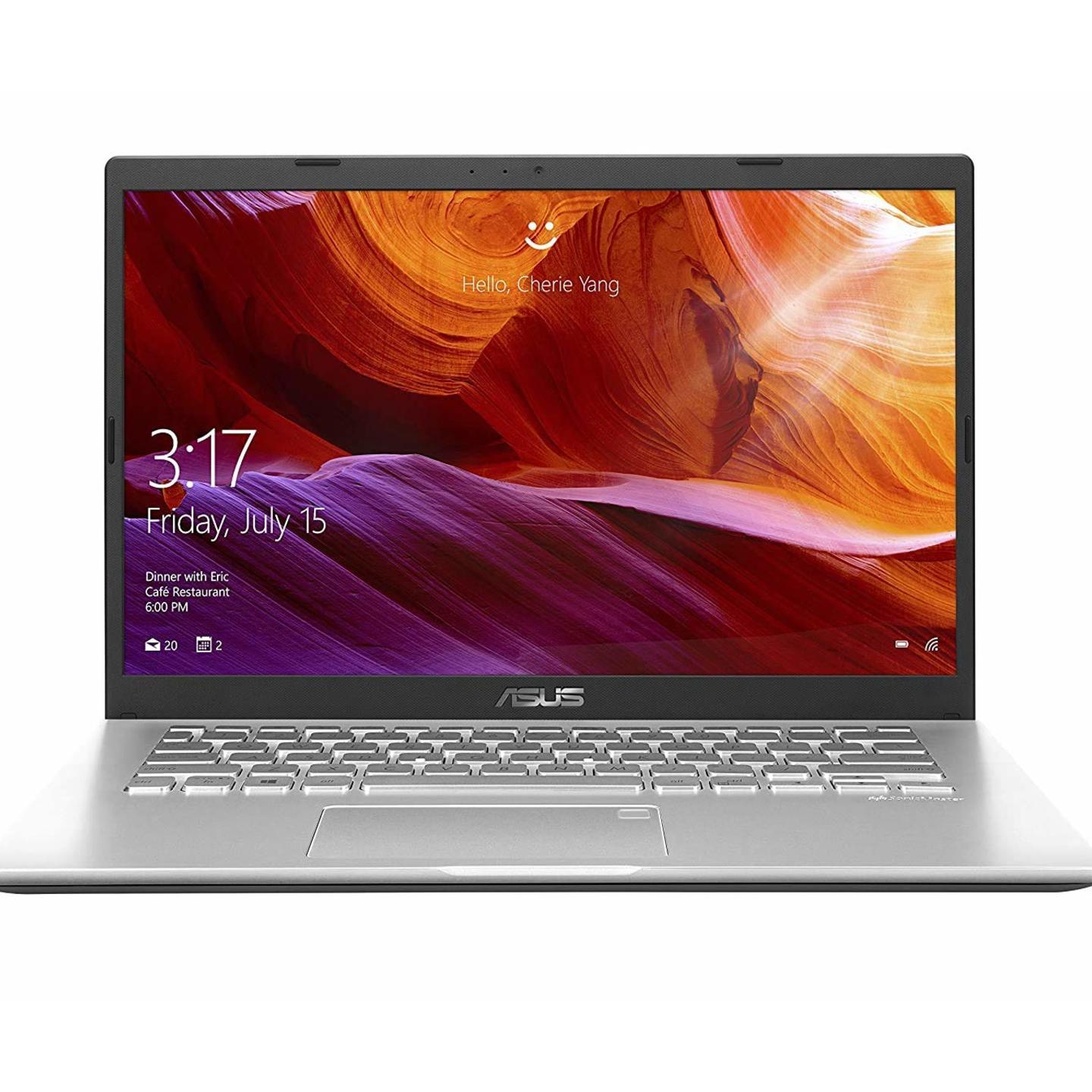 Rajsri Computers - ASUS VivoBook AMD Ryzen 3-3250U(4GB RAM/256GB SSD/Win10+Ms Off H&S 2019+McAfee/Integrated Vega 3 Graphics/15.6-inch FHD IPS /FP Reader/1.9 kg/Transparent Silver/1 Yr. Warranty) M515DA-EJ312TS