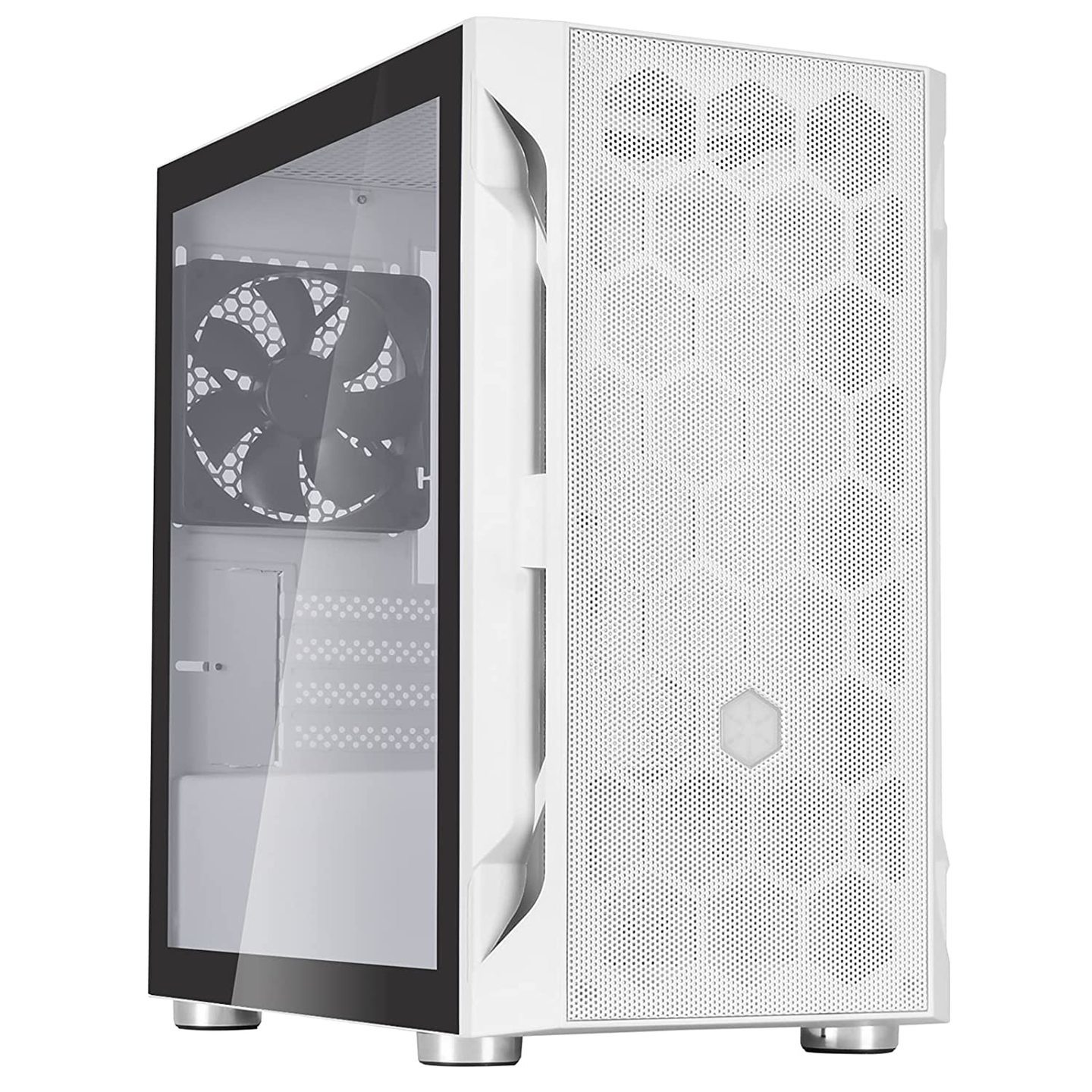 SilverStone FARA H1M Stylish and Distinct Micro-ATX Gaming Chassis - White (SST-FAH1MW-G)