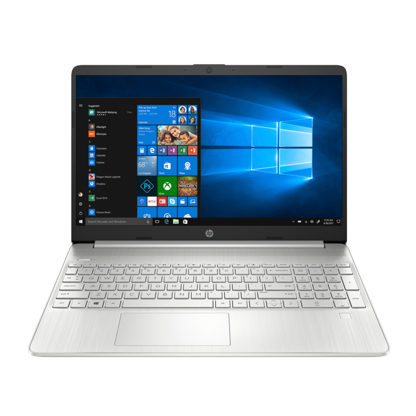 Rajsri Computers-HP Core i3 11th Gen - 8 GB512 GB SSDWindows 10 Home 15s-FR2006TU Thin and Light Laptop  15.6 inch, Natural Silver, 1.75 Kg, With MS Office